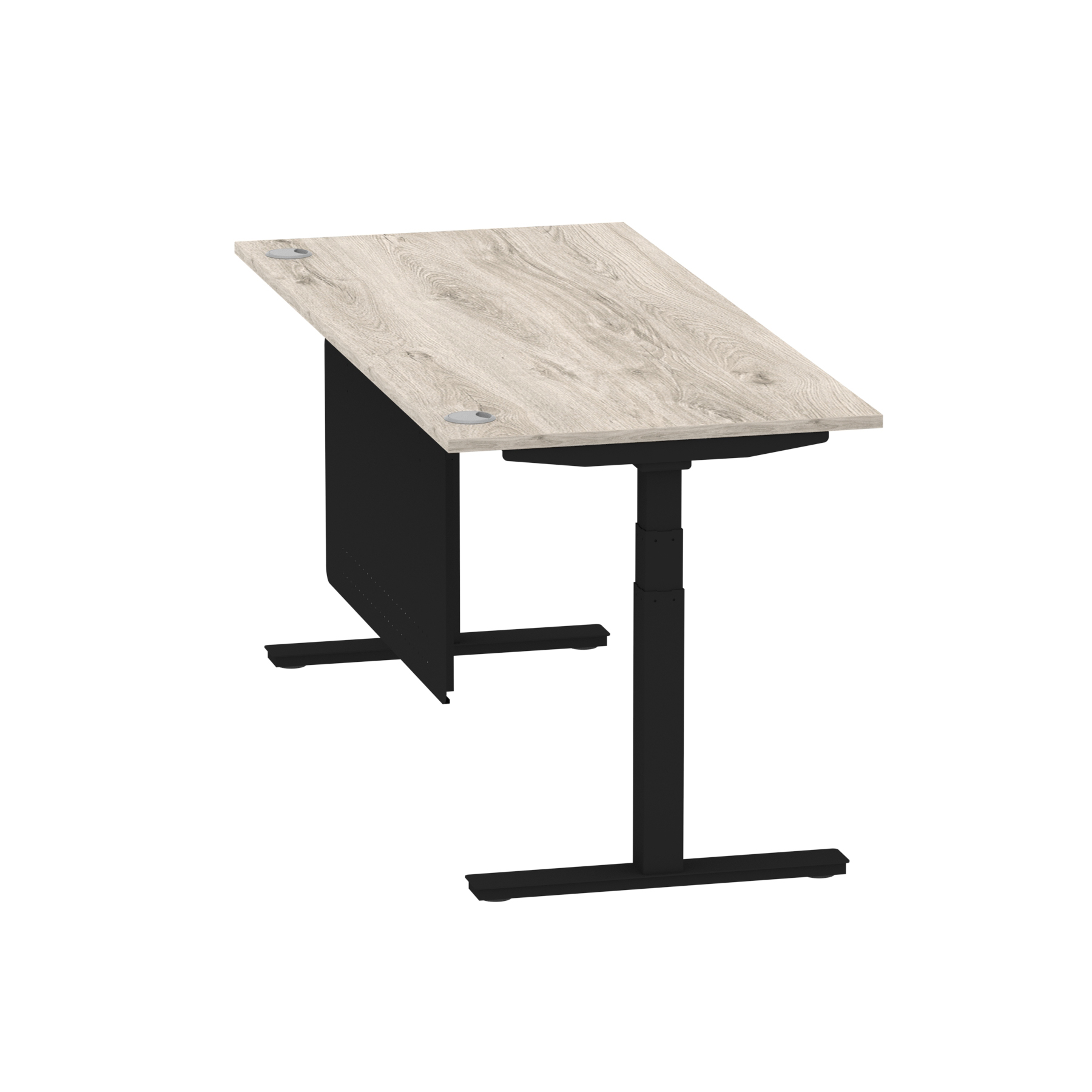 Grey Oak / Black Frame