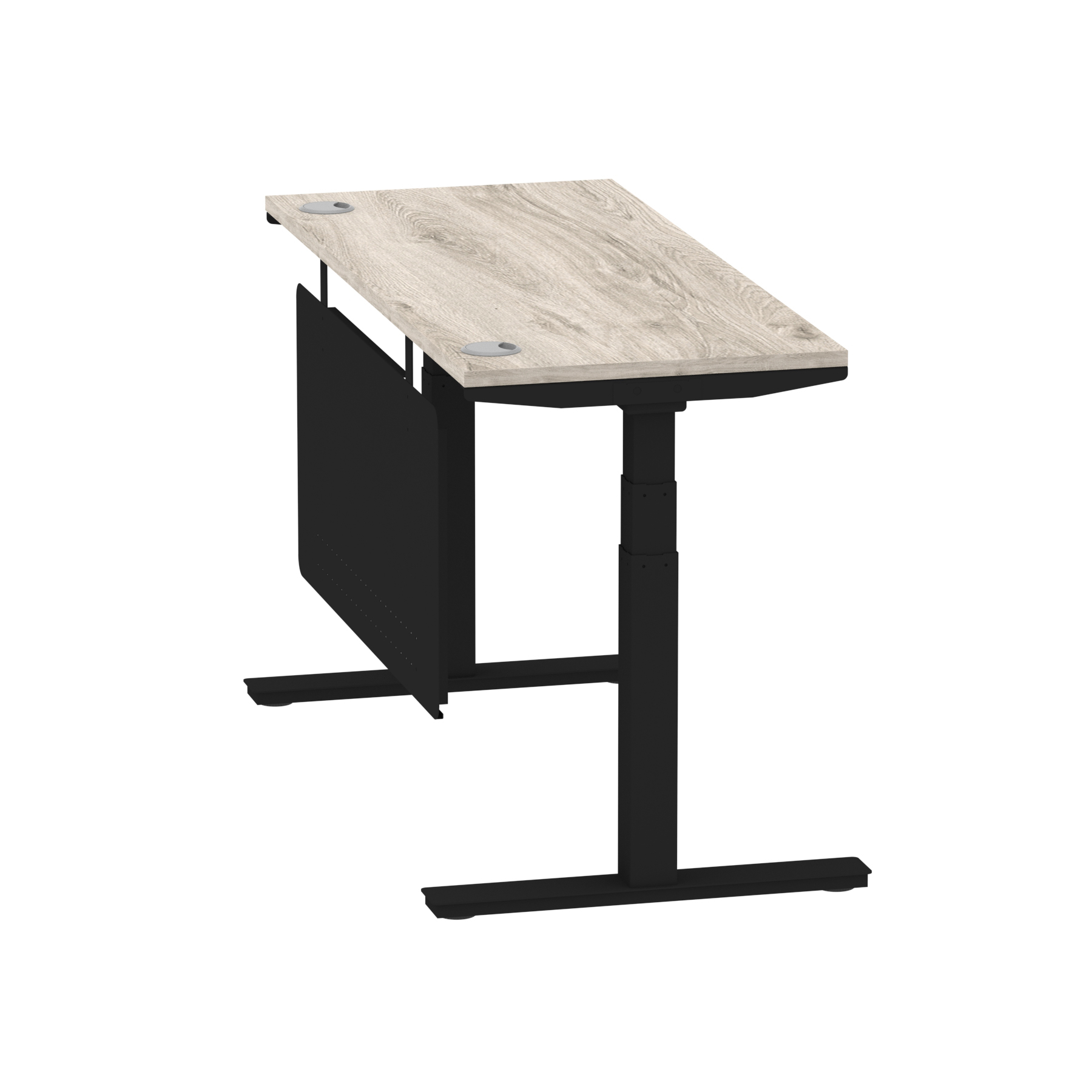 Grey Oak / Black Frame