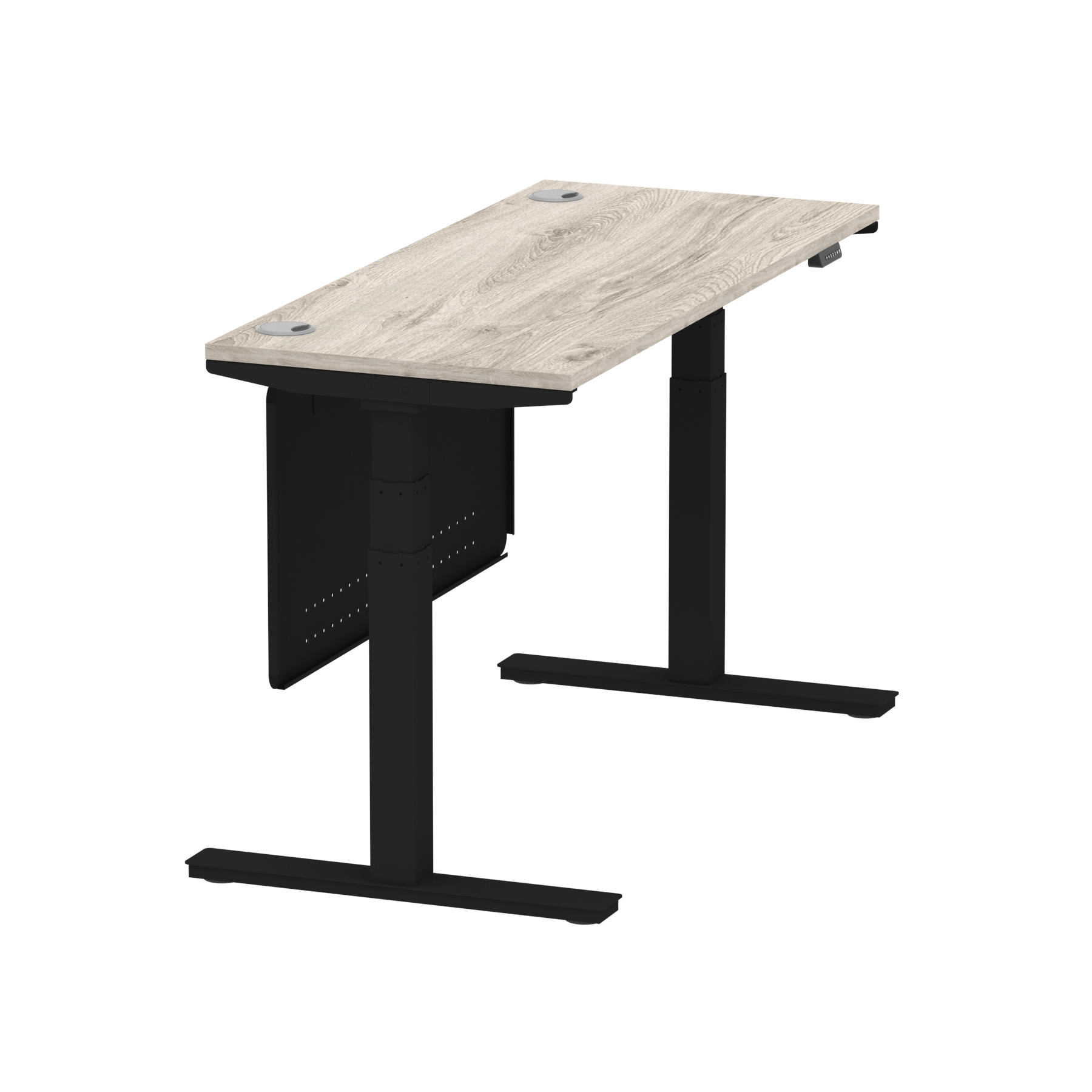 Grey Oak / Black Frame