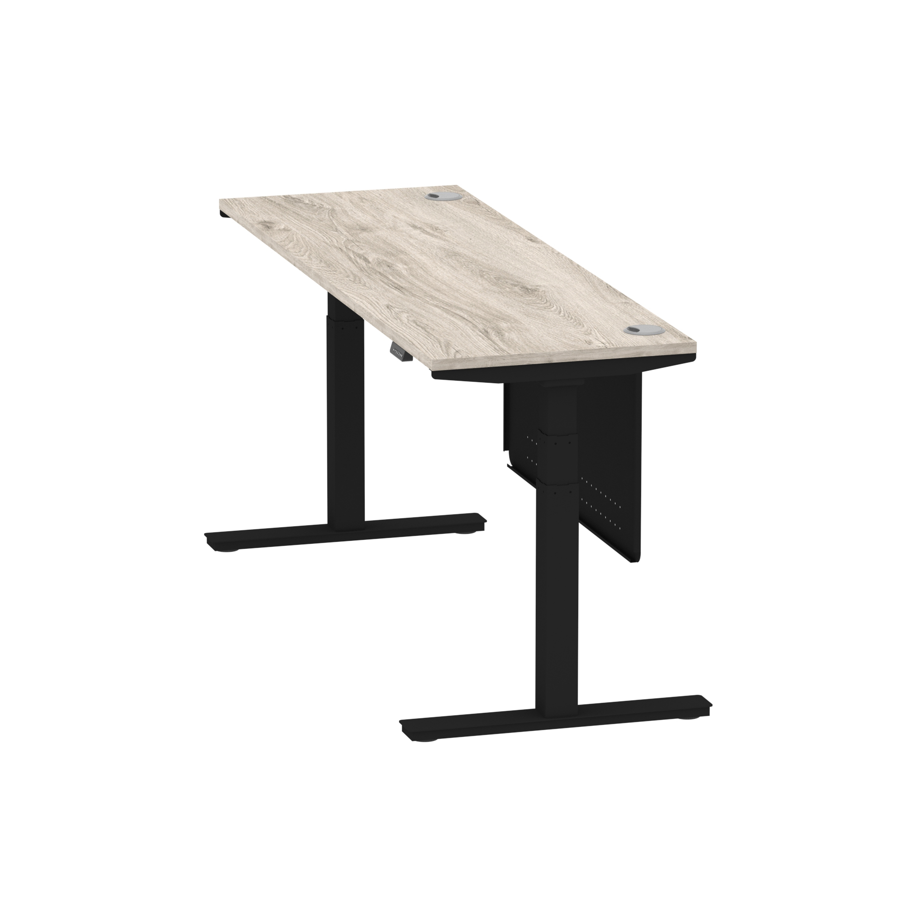 Grey Oak / Black Frame
