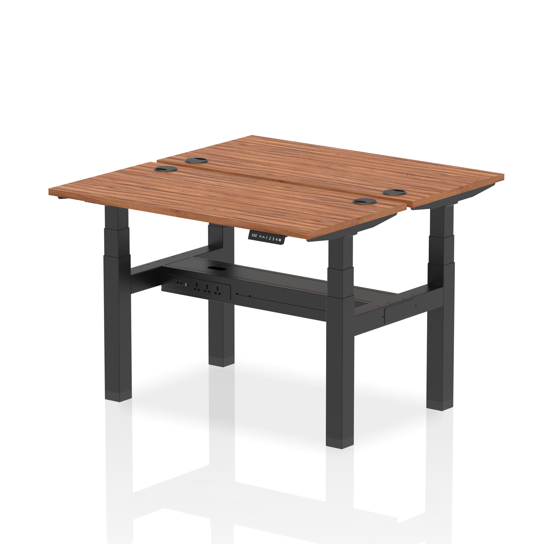 Walnut / Black Frame