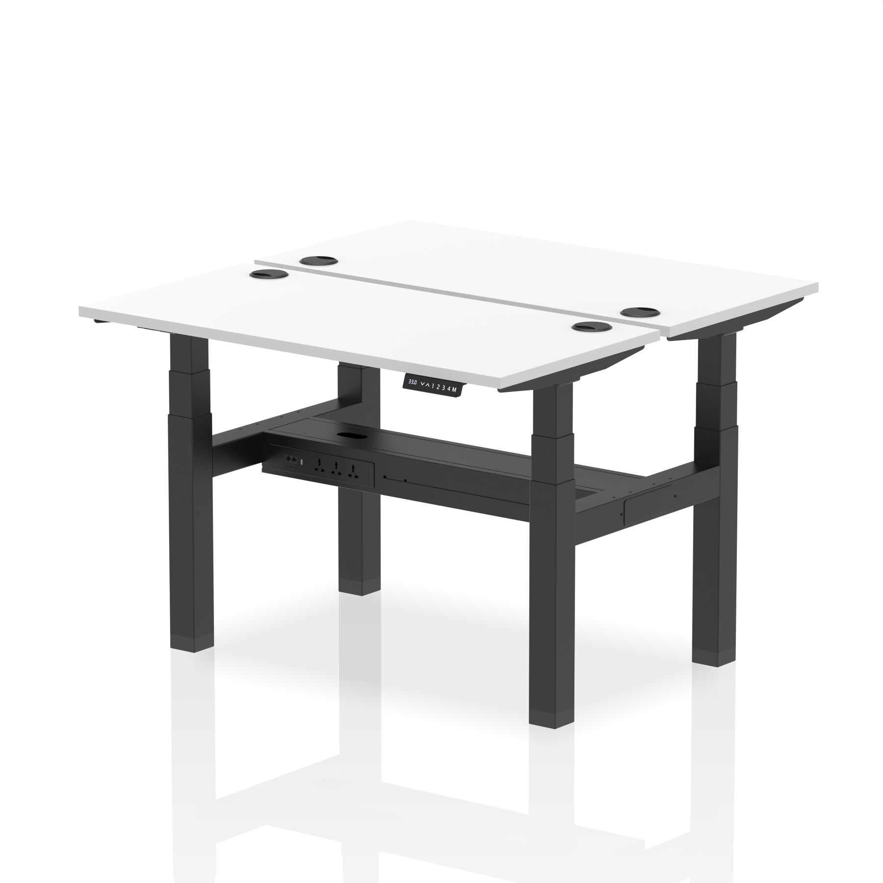 White / Black Frame