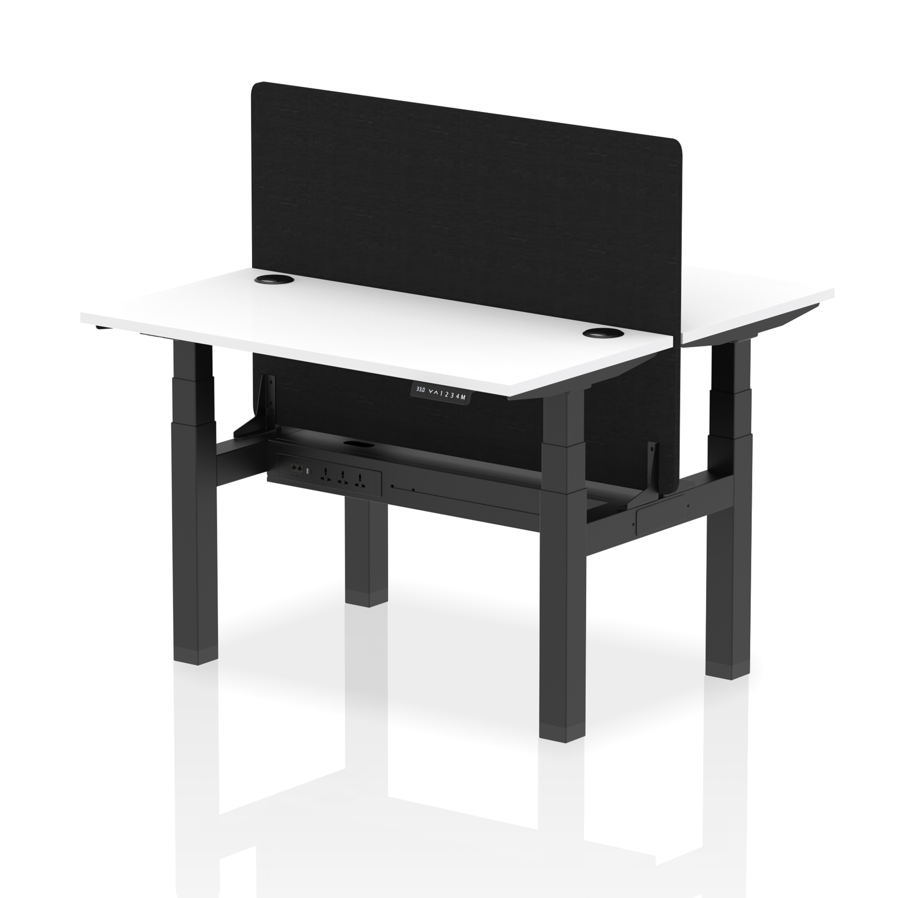 White / Black Frame