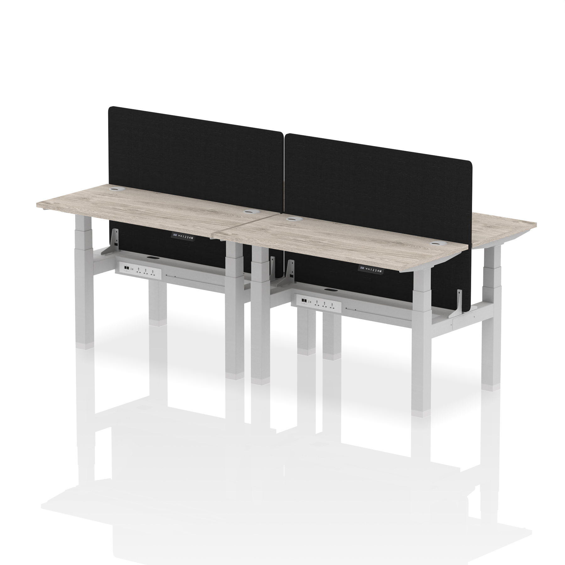 Grey Oak / Silver Frame
