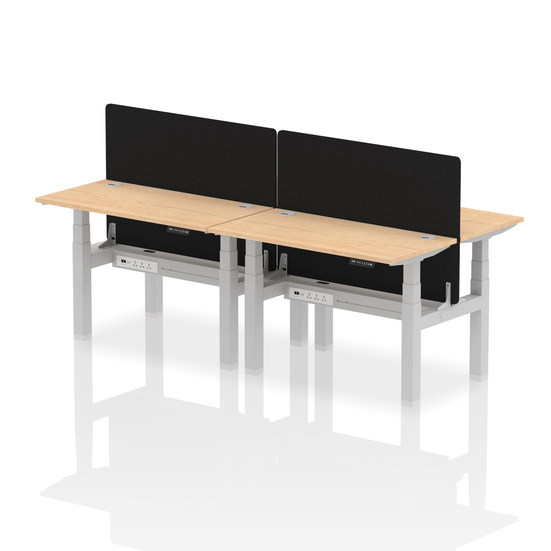 Maple / Silver Frame