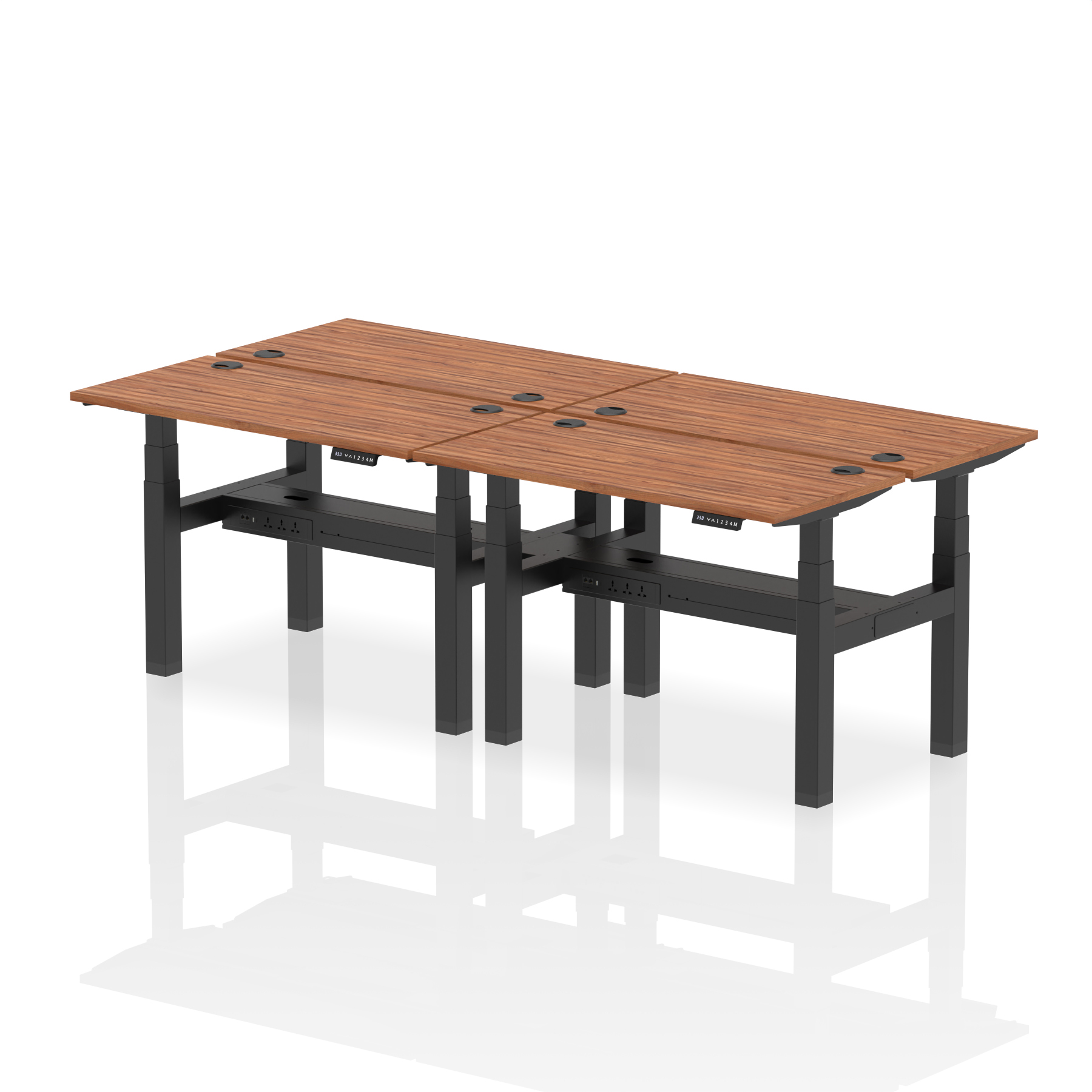 Walnut / Black Frame