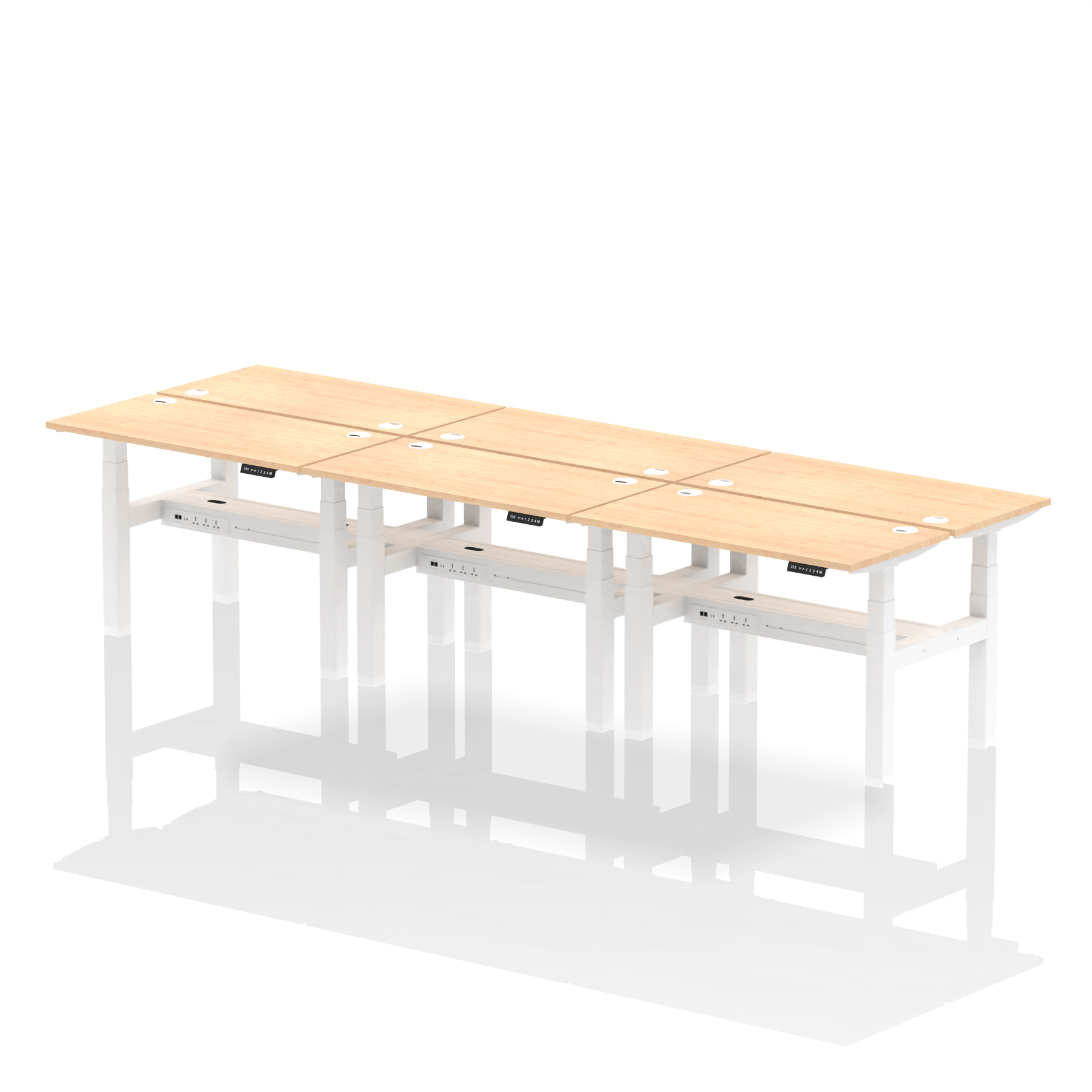 Maple / White Frame