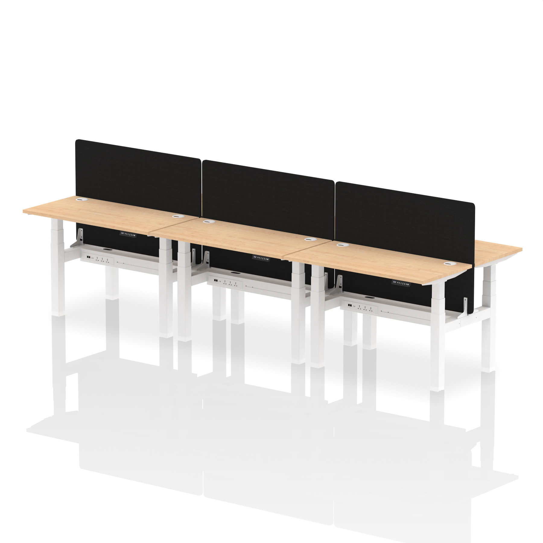 Maple / White Frame