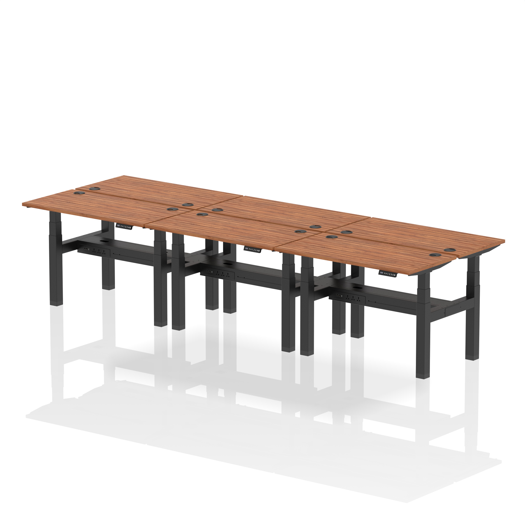 Walnut / Black Frame