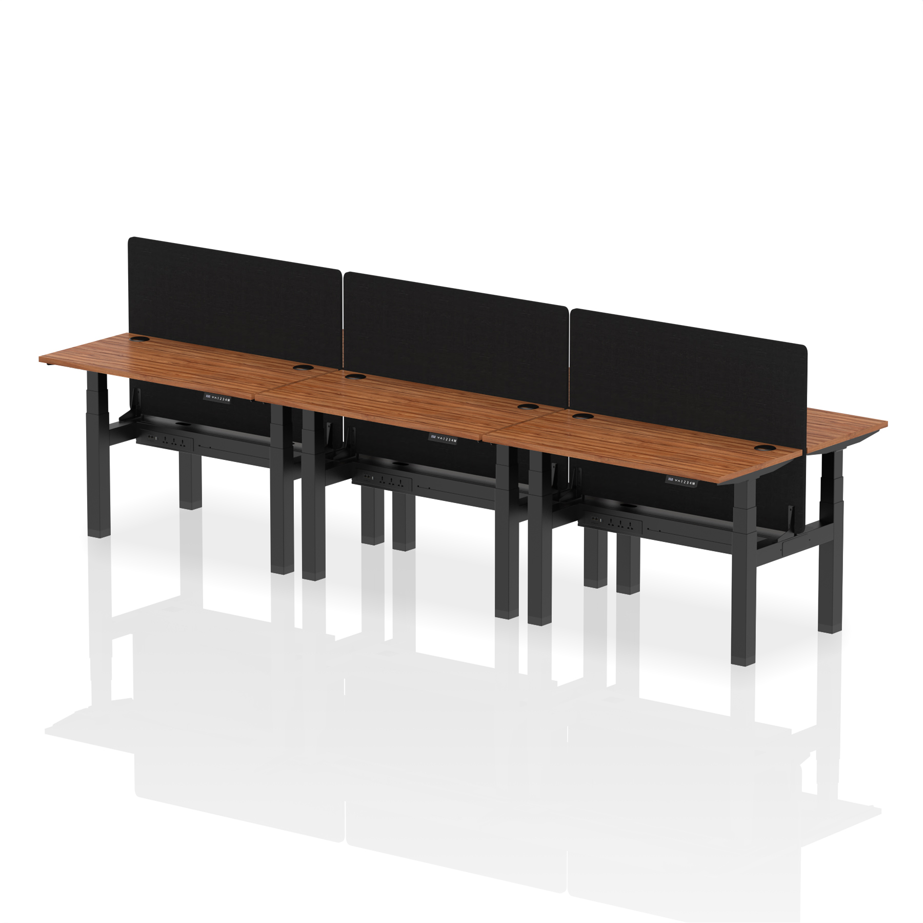 Walnut / Black Frame