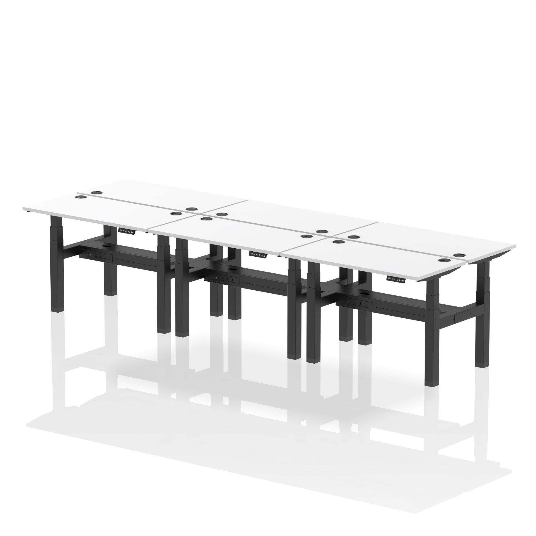 White / Black Frame