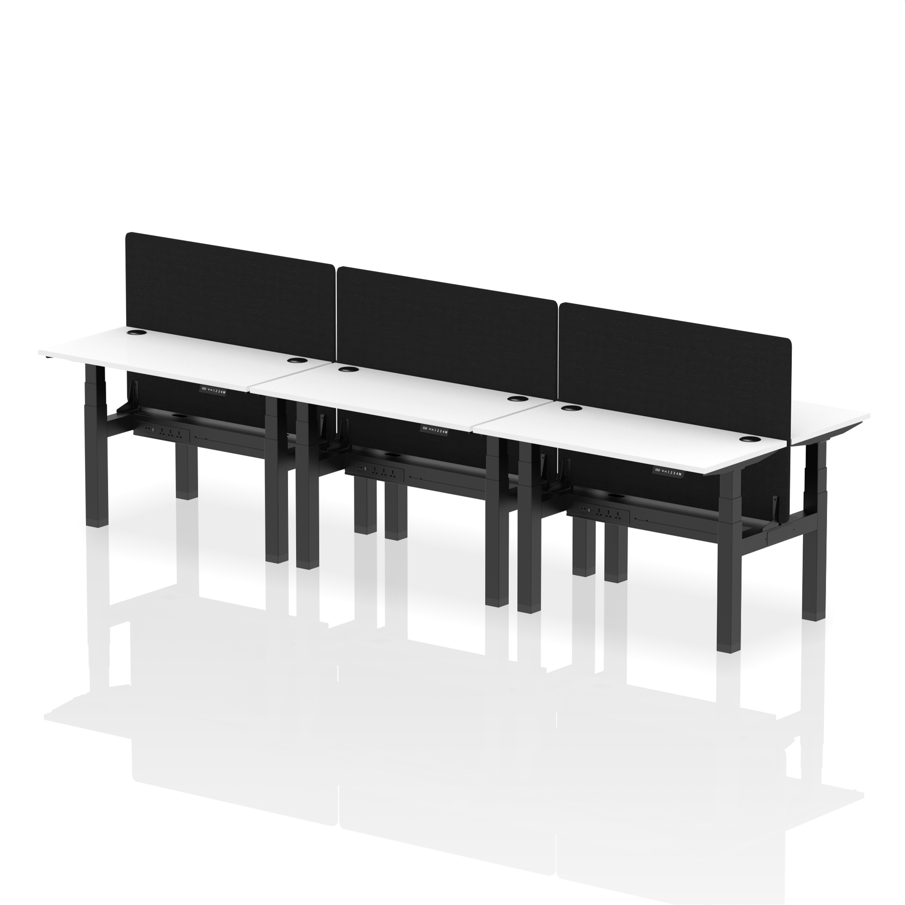 White / Black Frame
