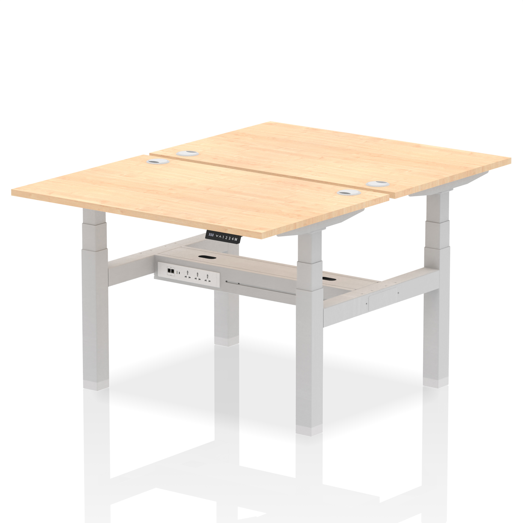 Maple / Silver Frame