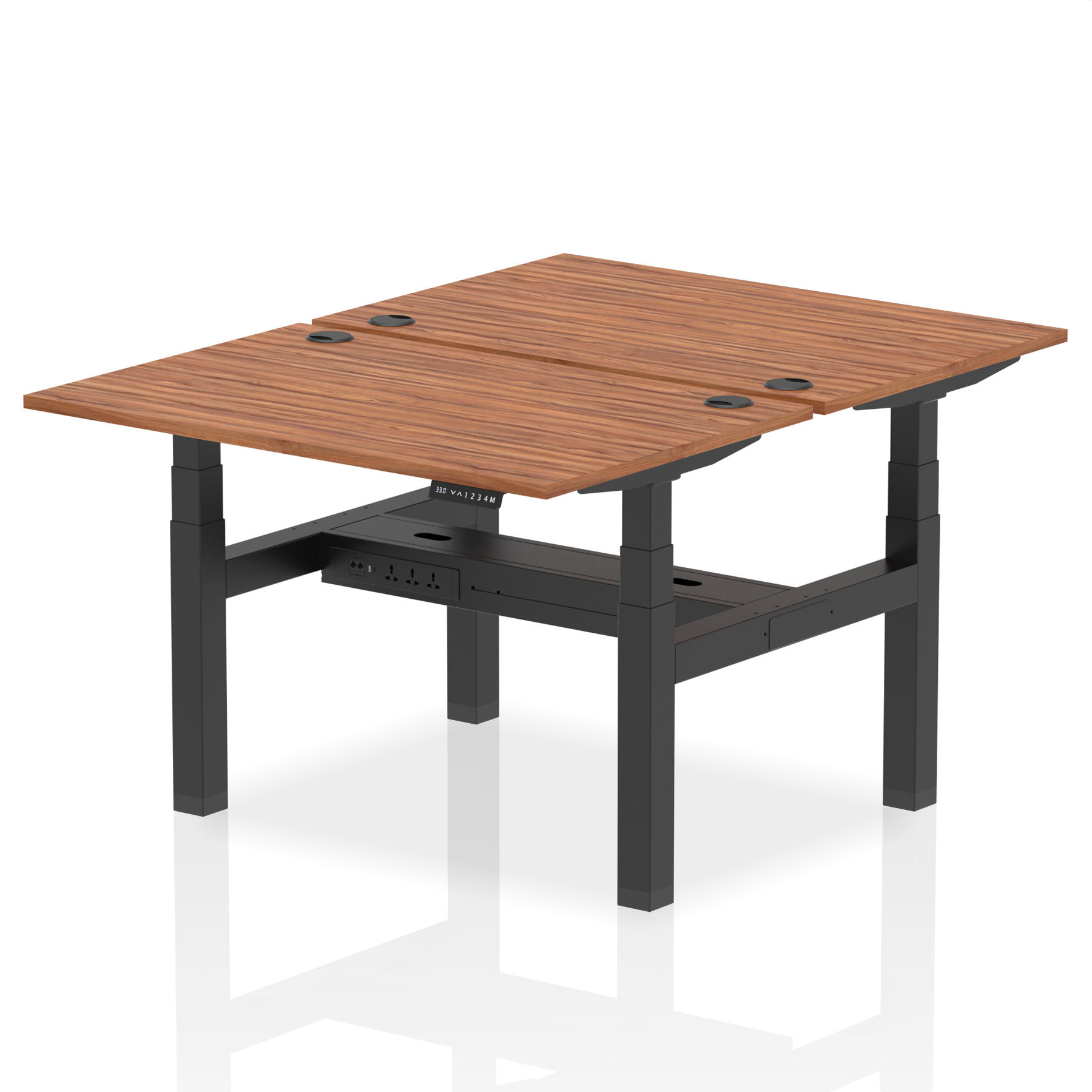 Walnut / Black Frame
