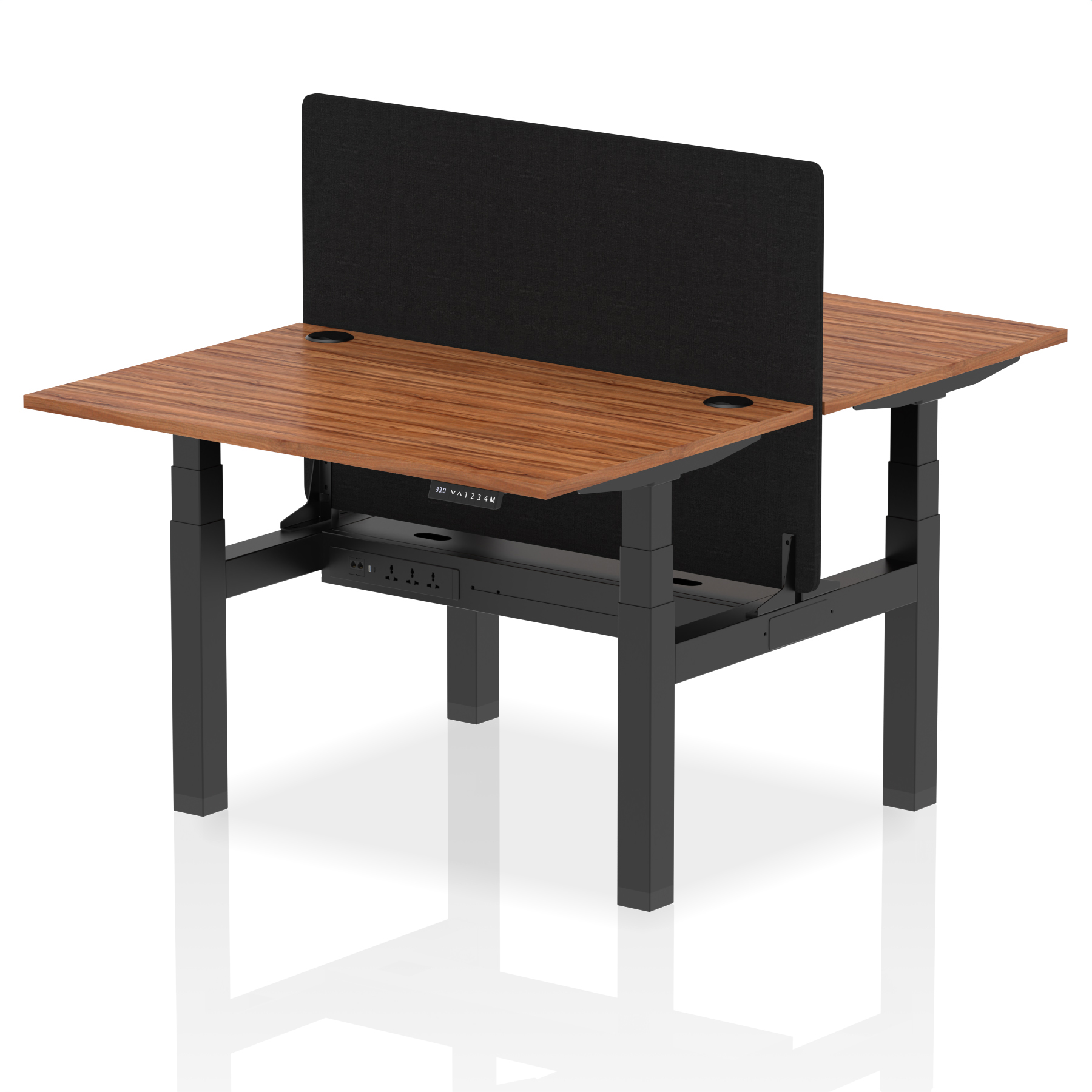Walnut / Black Frame