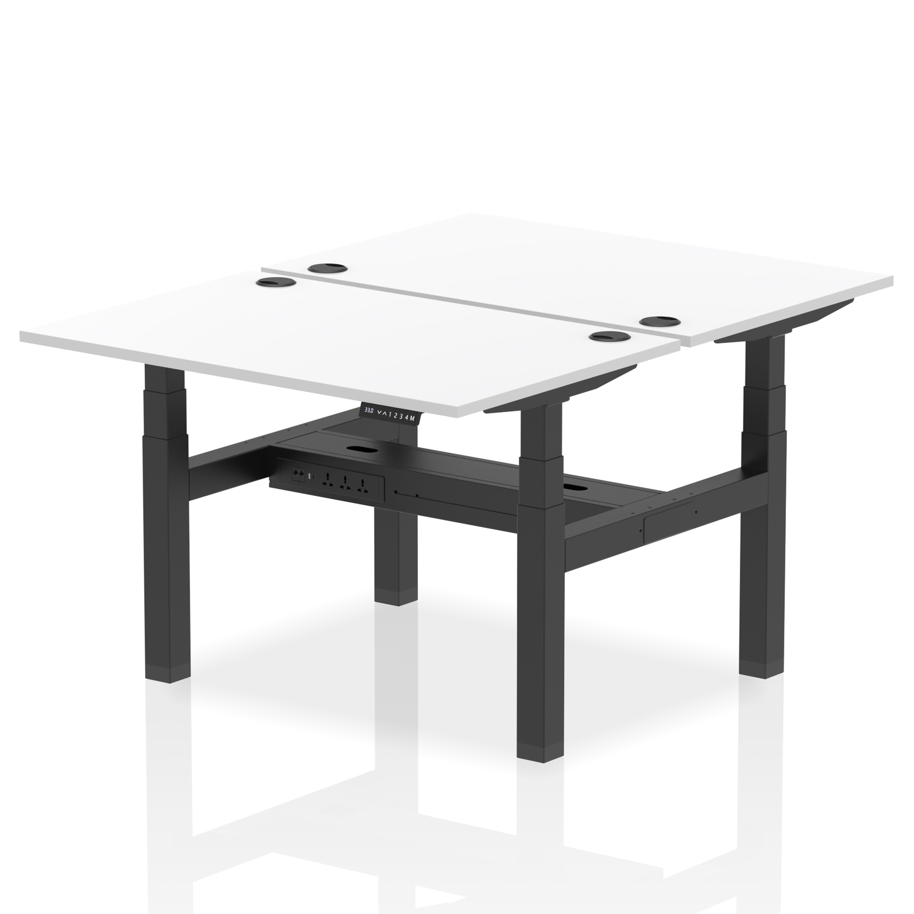 White / Black Frame