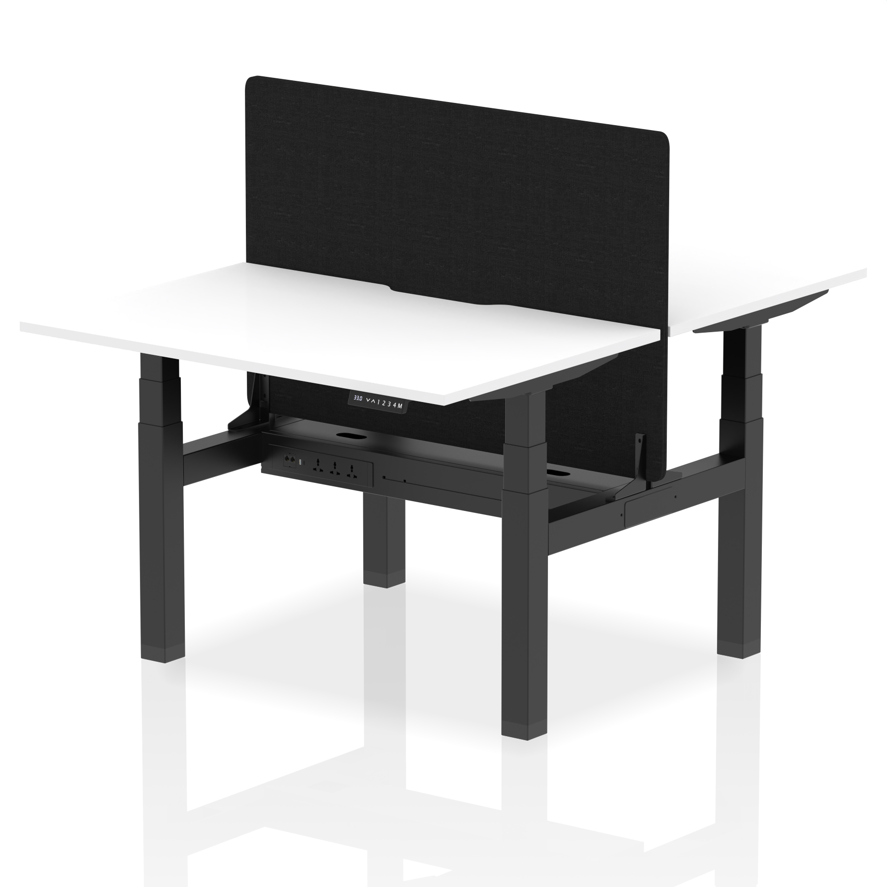 White / Black Frame