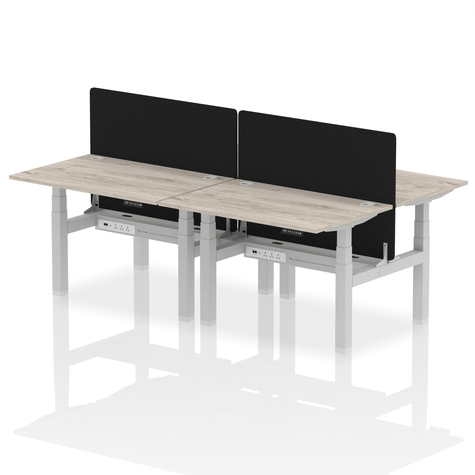 Grey Oak / Silver Frame