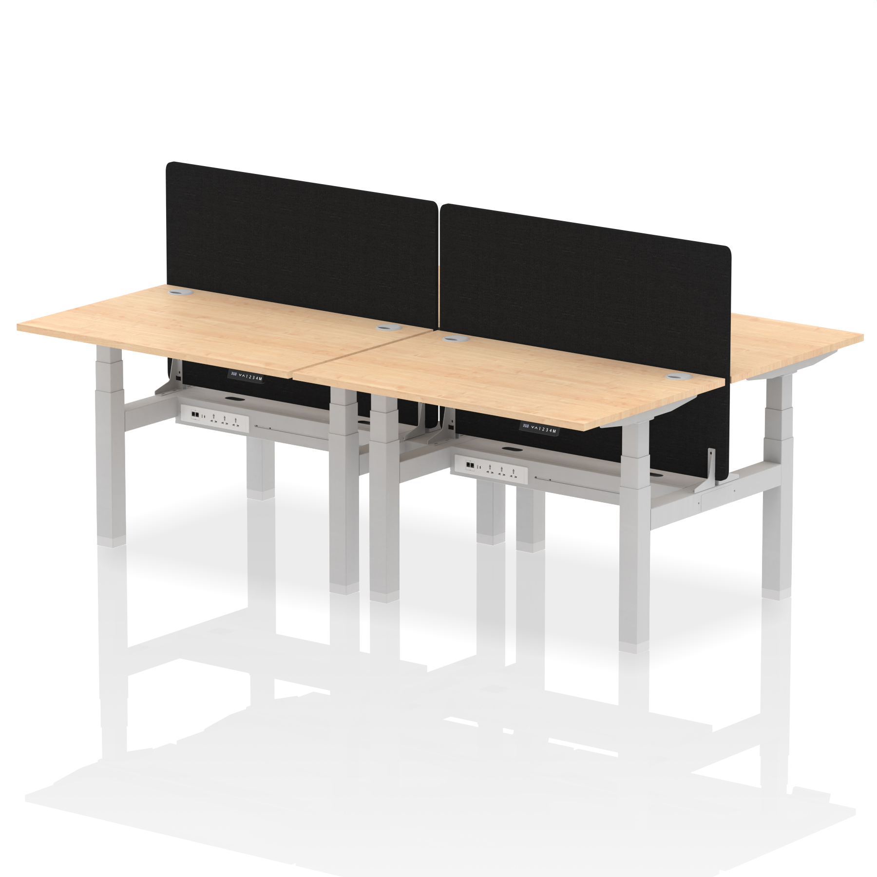 Maple / Silver Frame