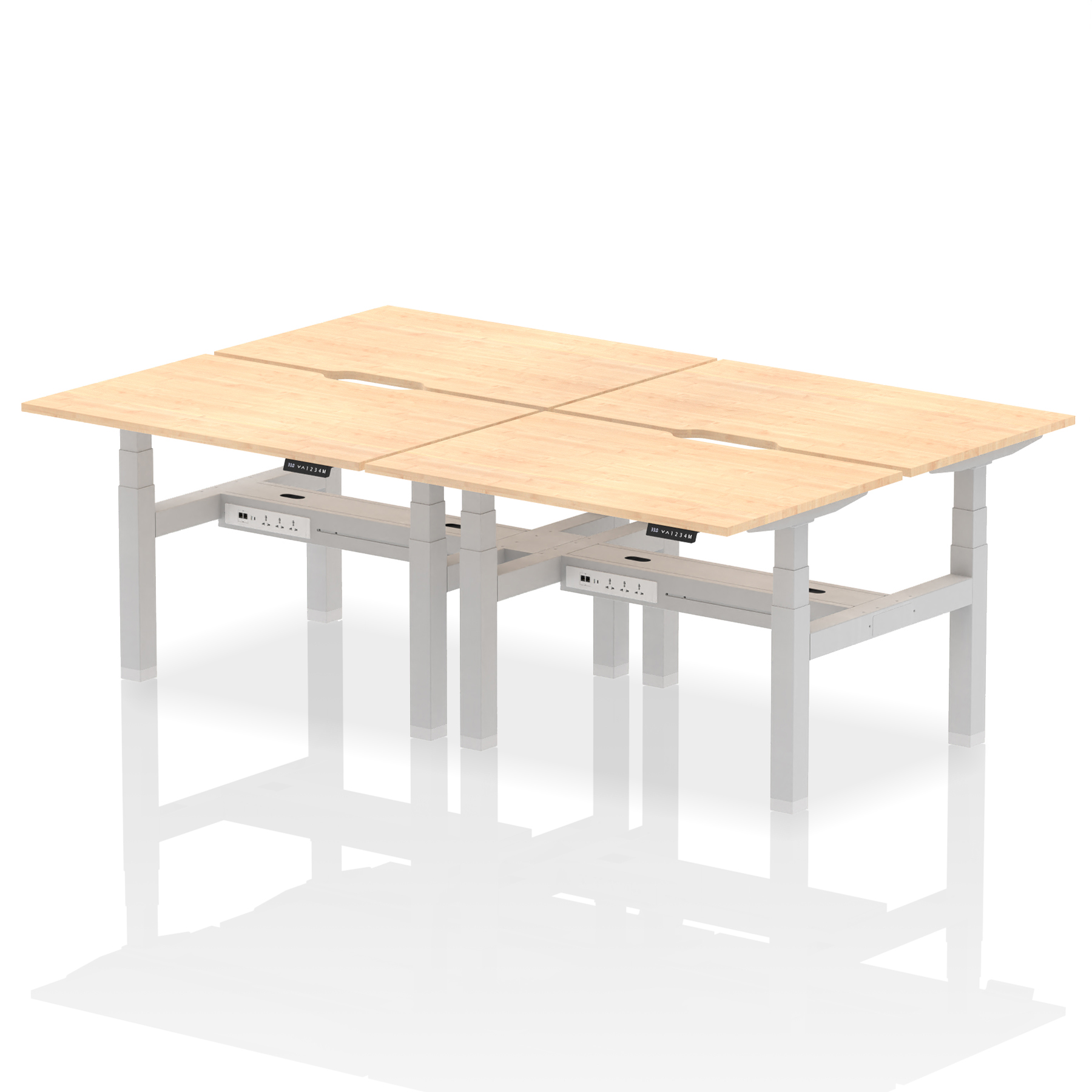 Maple / Silver Frame