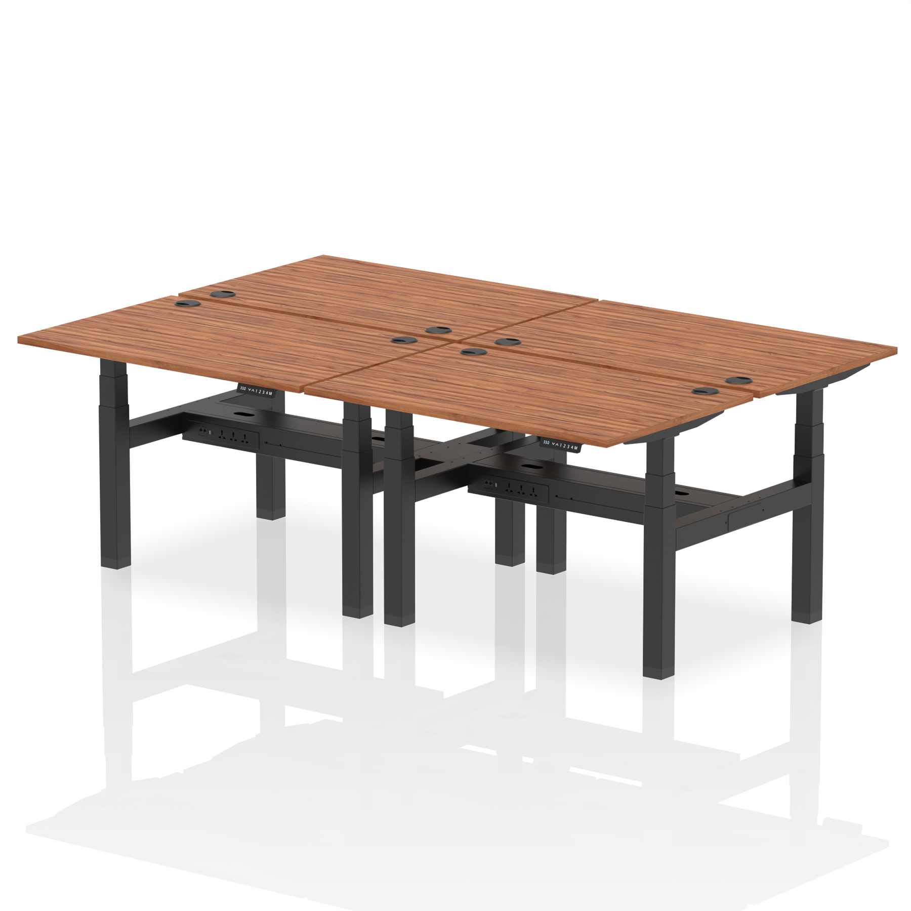 Walnut / Black Frame