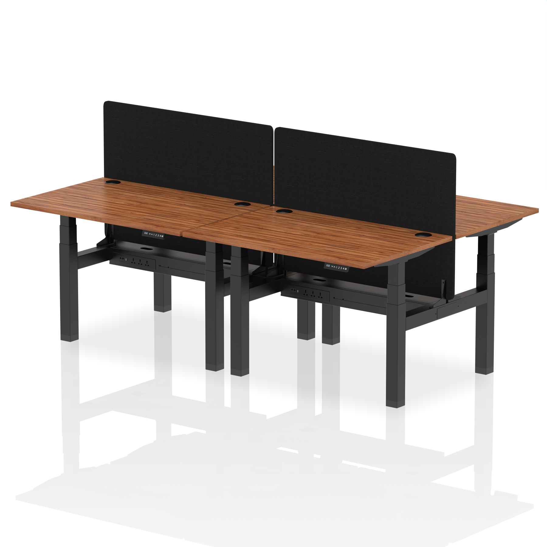 Walnut / Black Frame