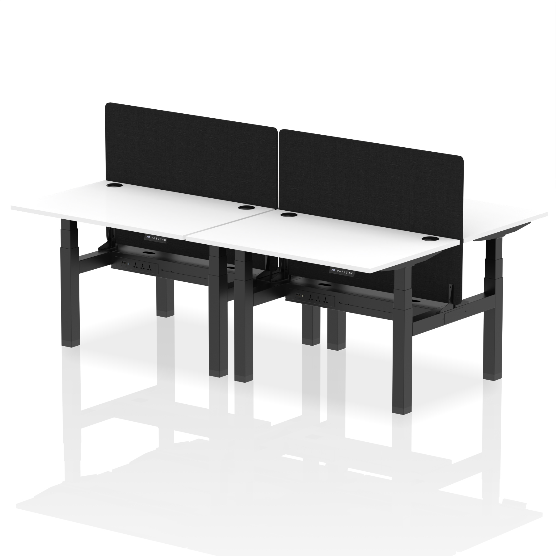 White / Black Frame