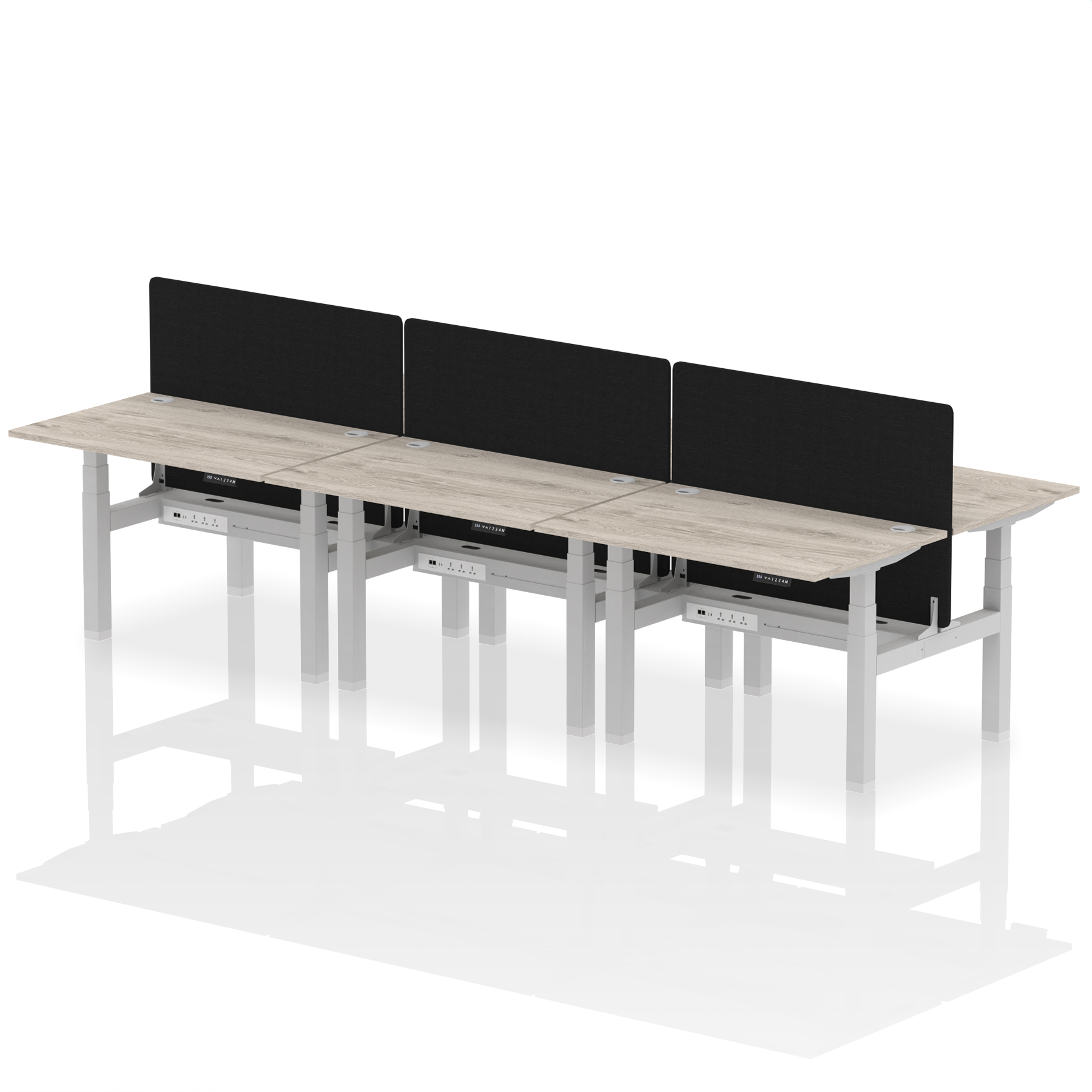 Grey Oak / Silver Frame