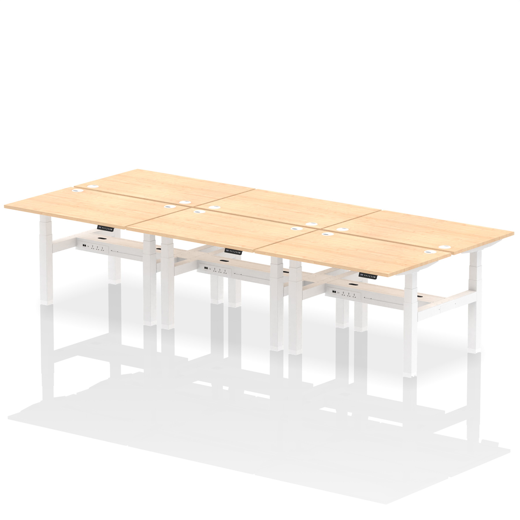 Maple / White Frame