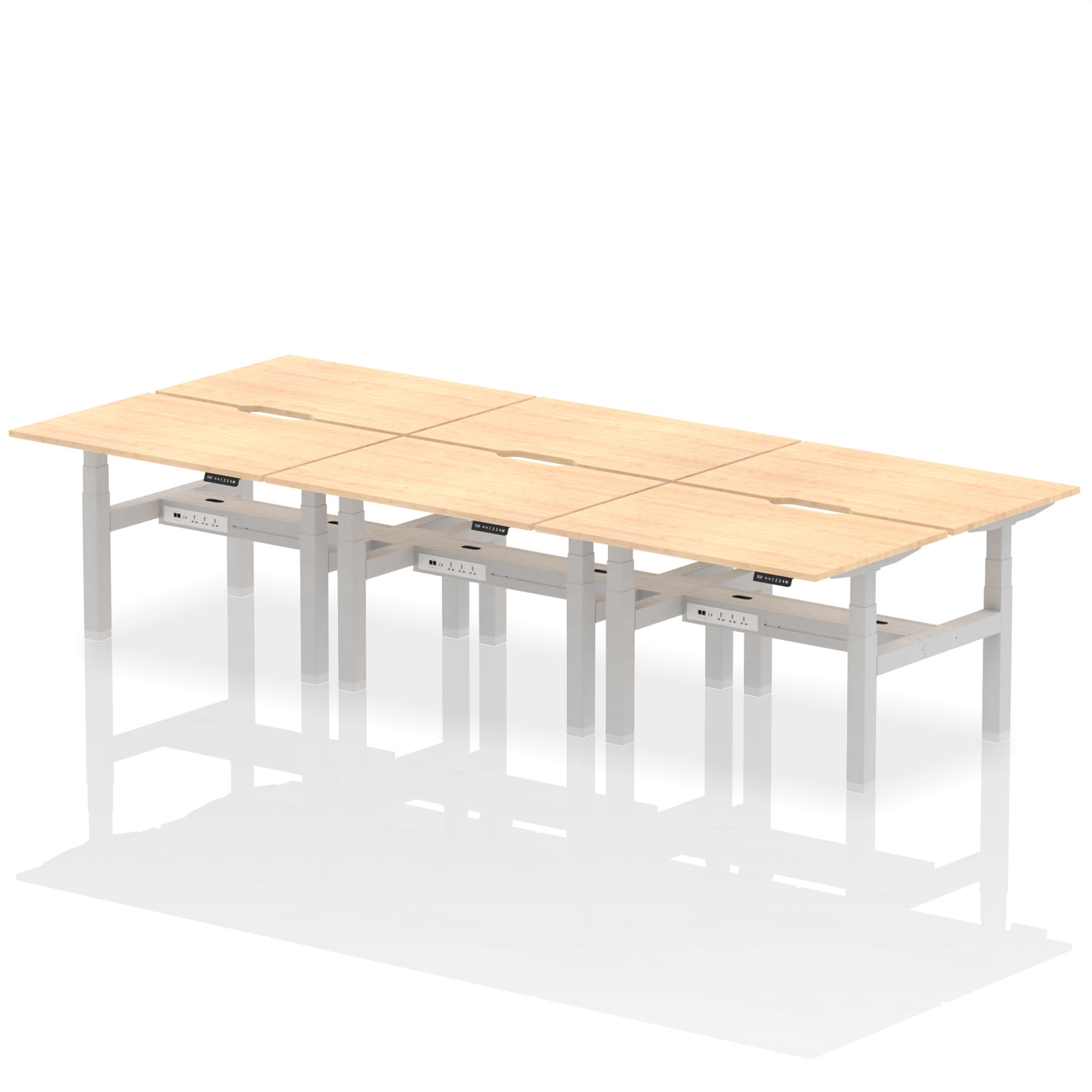 Maple / Silver Frame