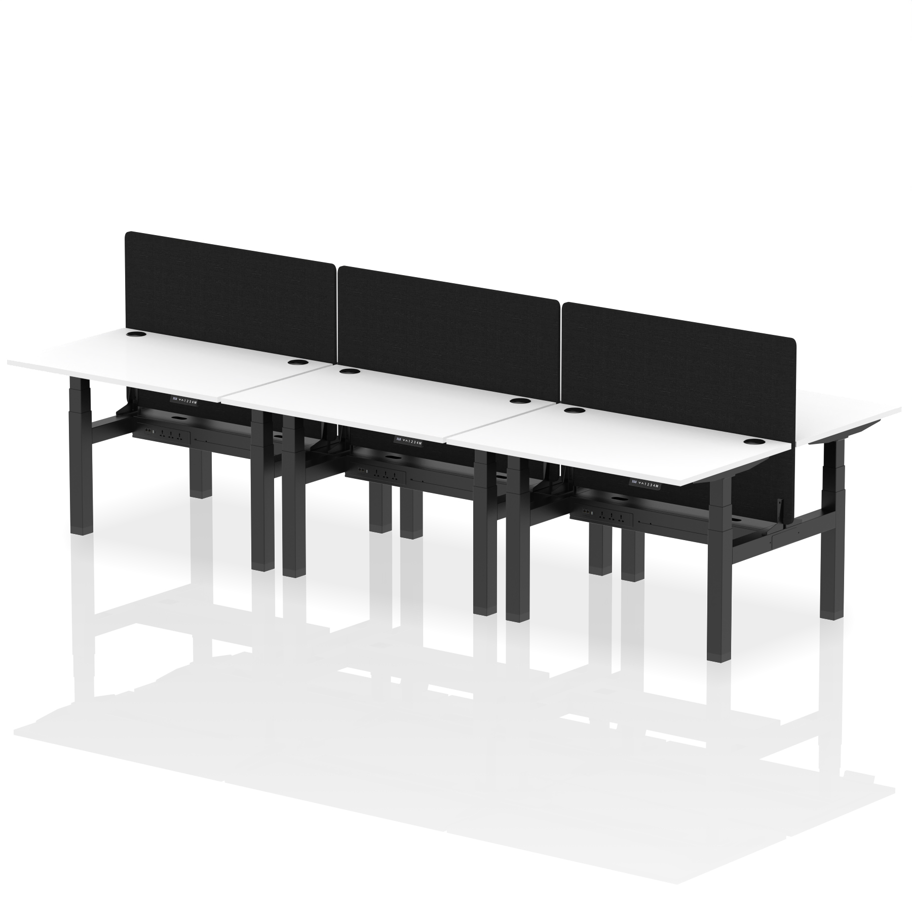 White / Black Frame