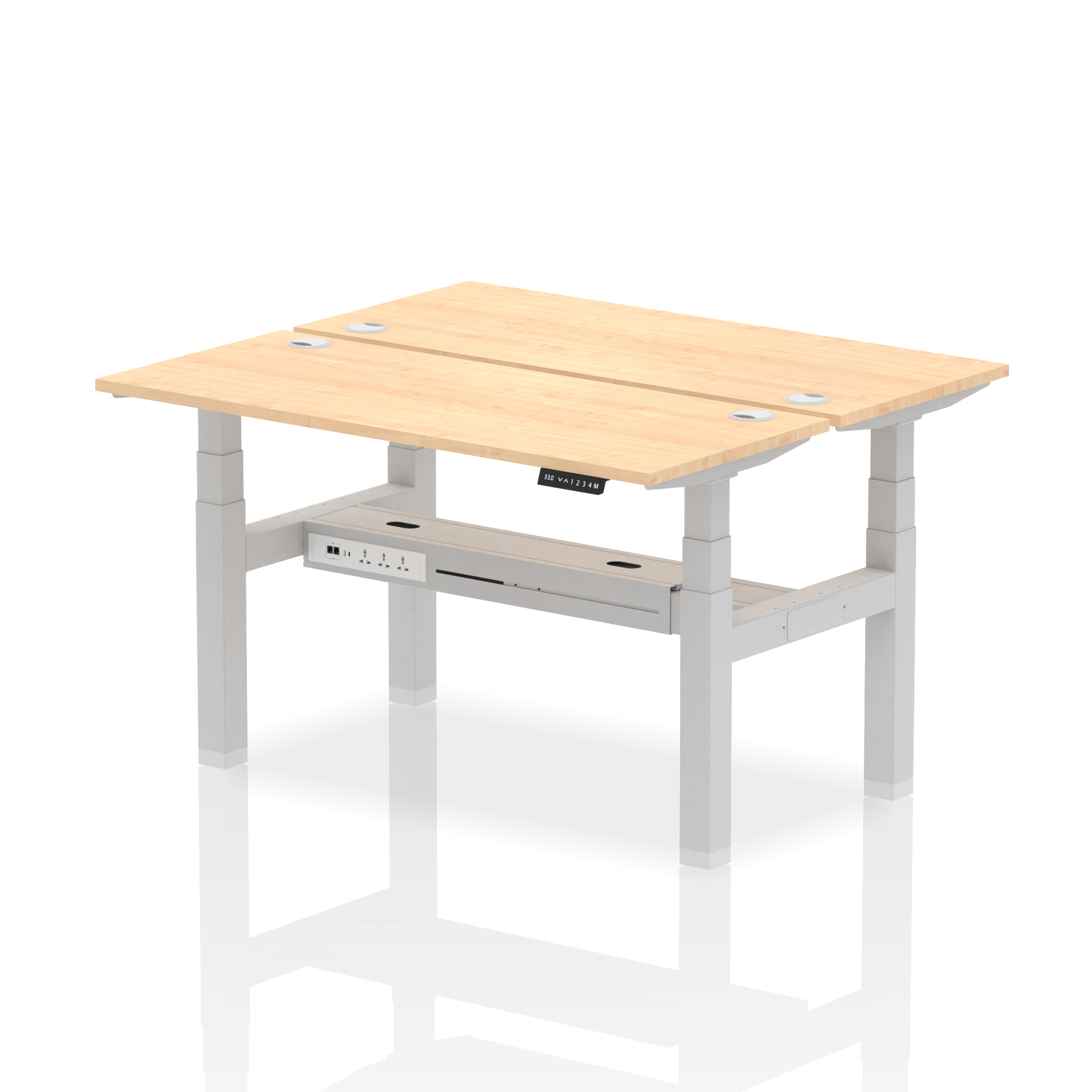 Maple / Silver Frame