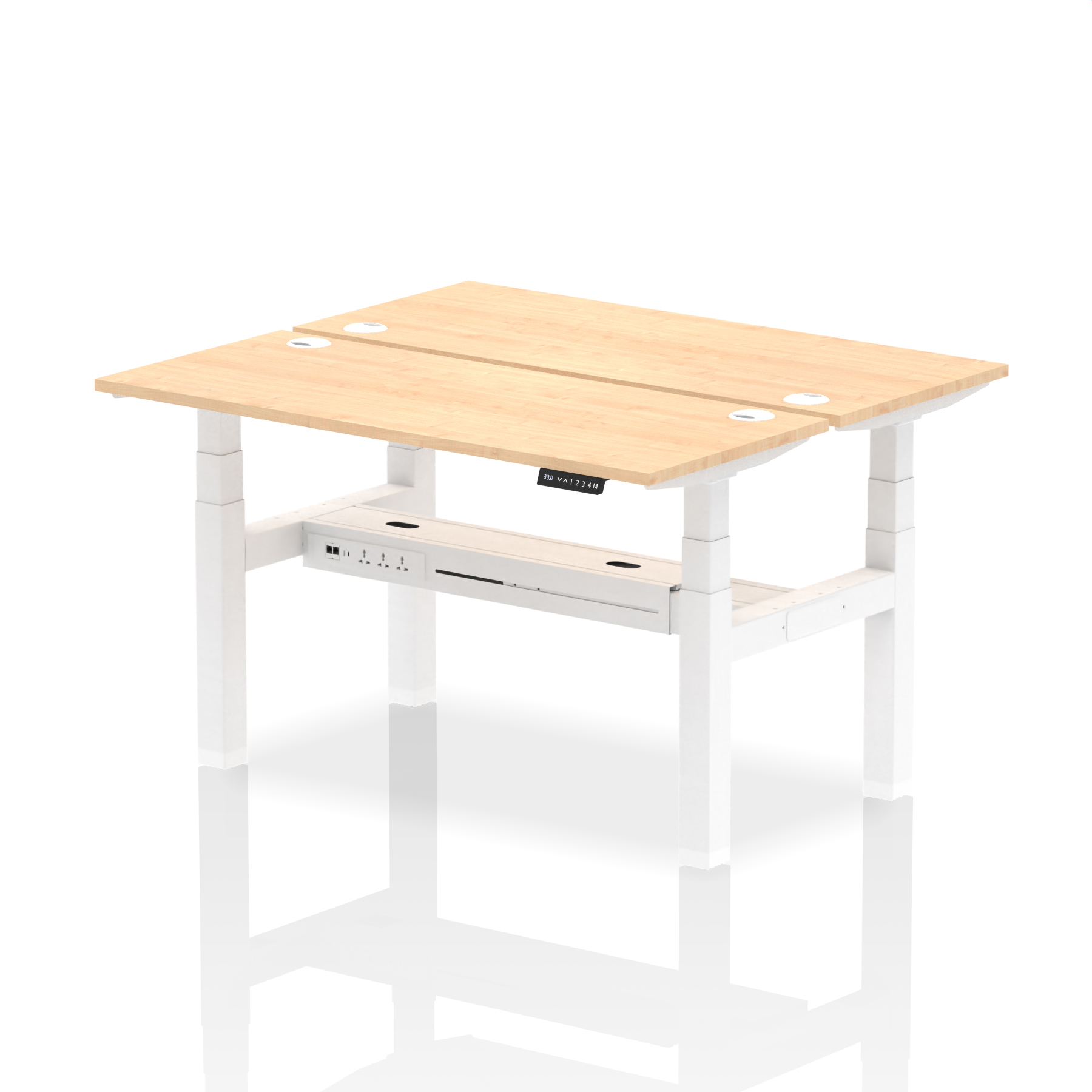 Maple / White Frame