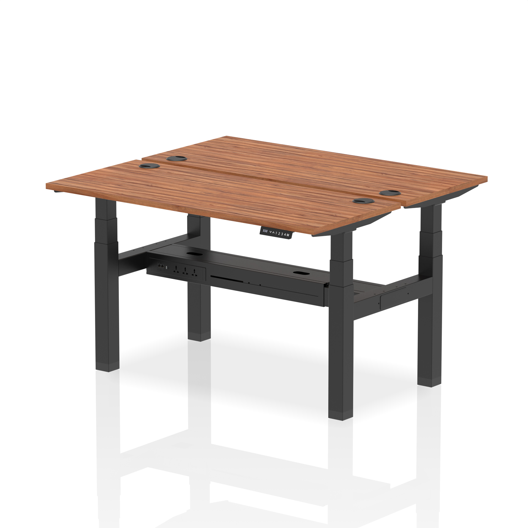 Walnut / Black Frame