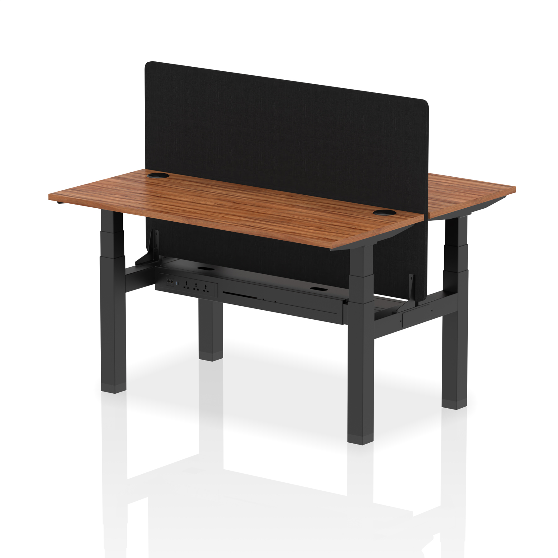 Walnut / Black Frame