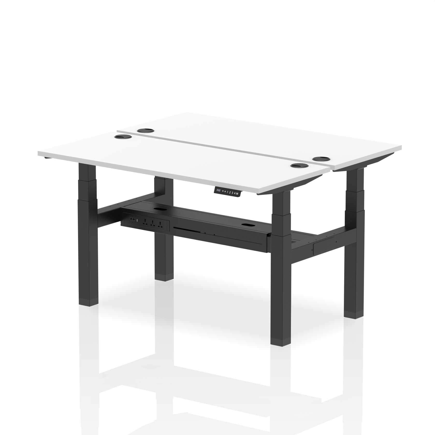 White / Black Frame