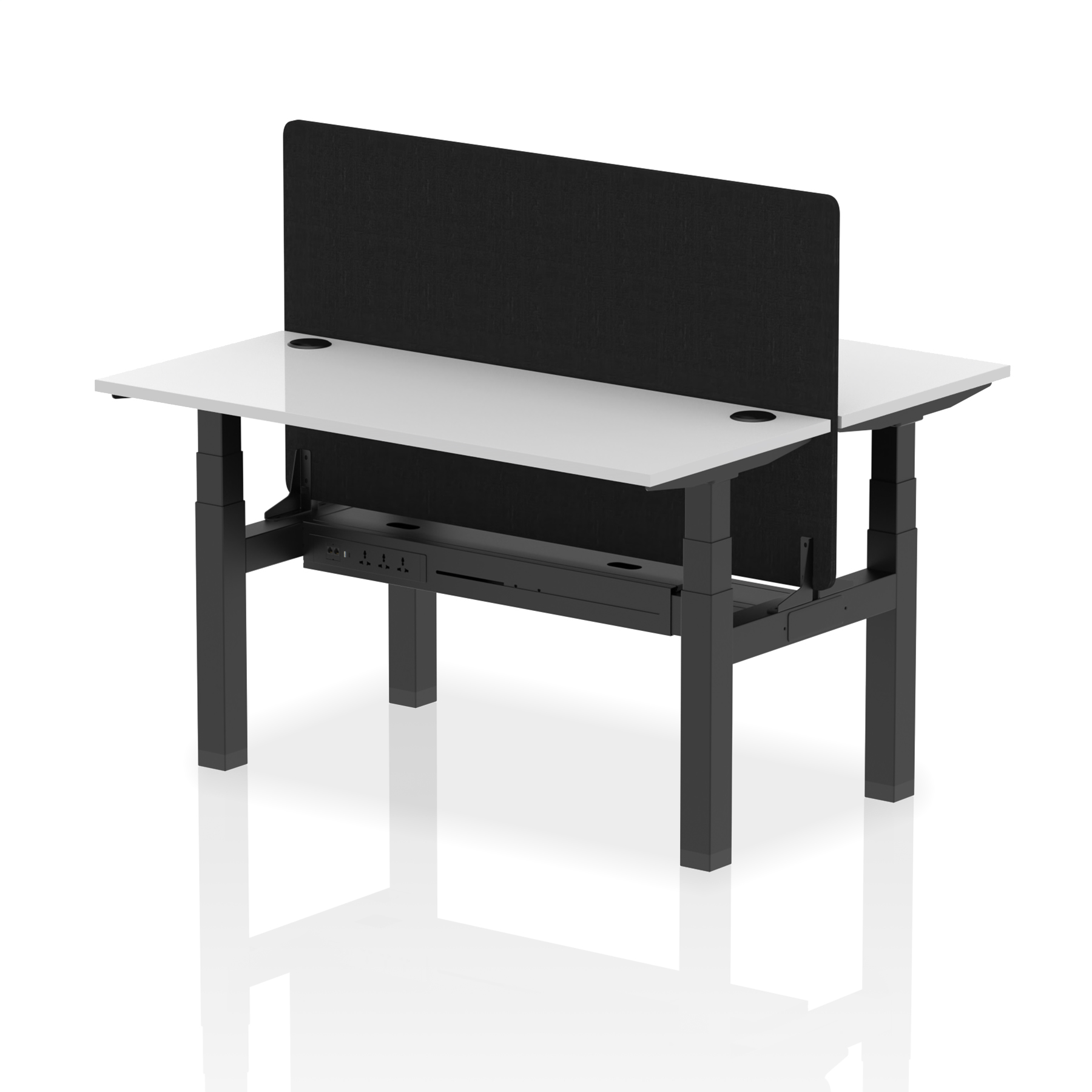 White / Black Frame