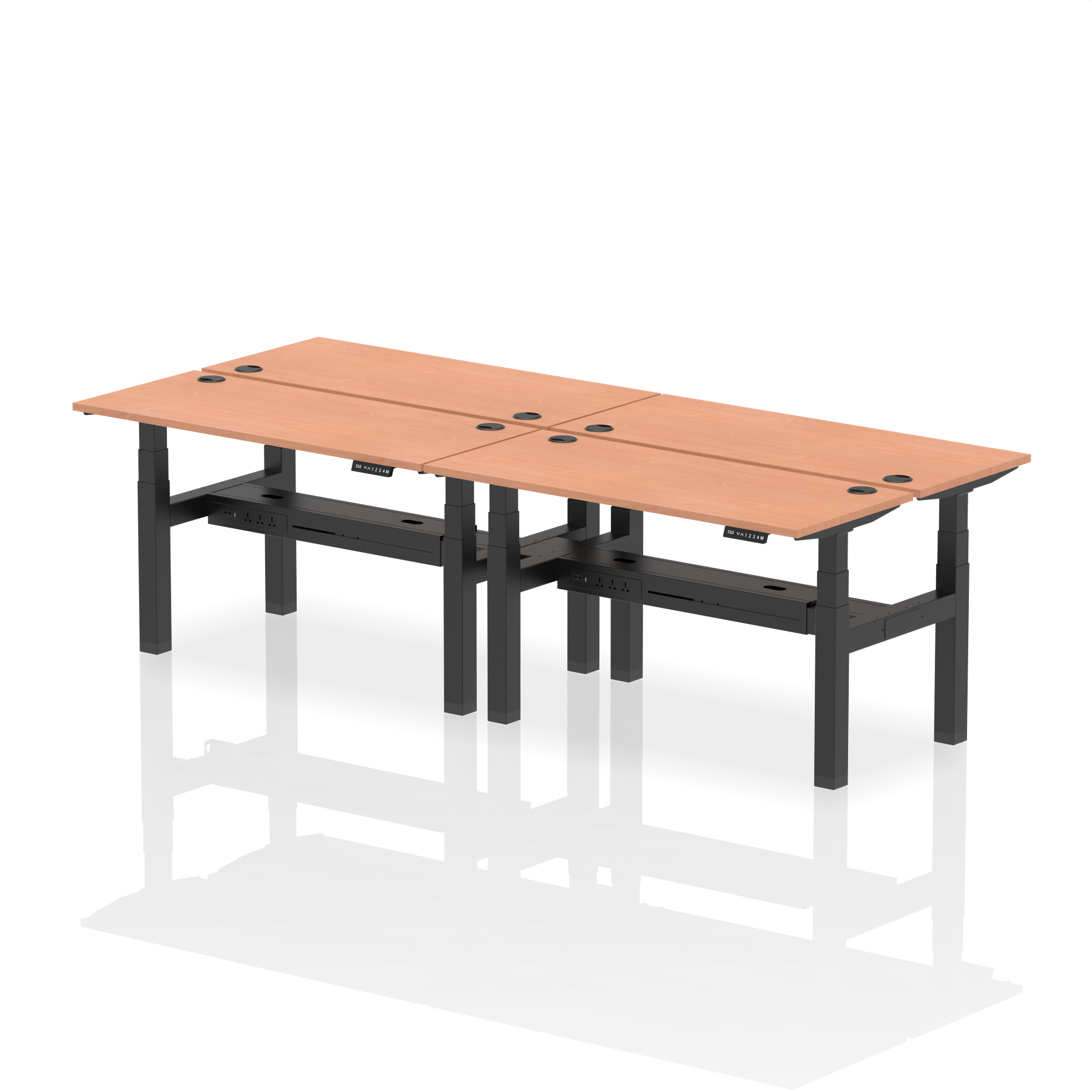 Beech / Black Frame
