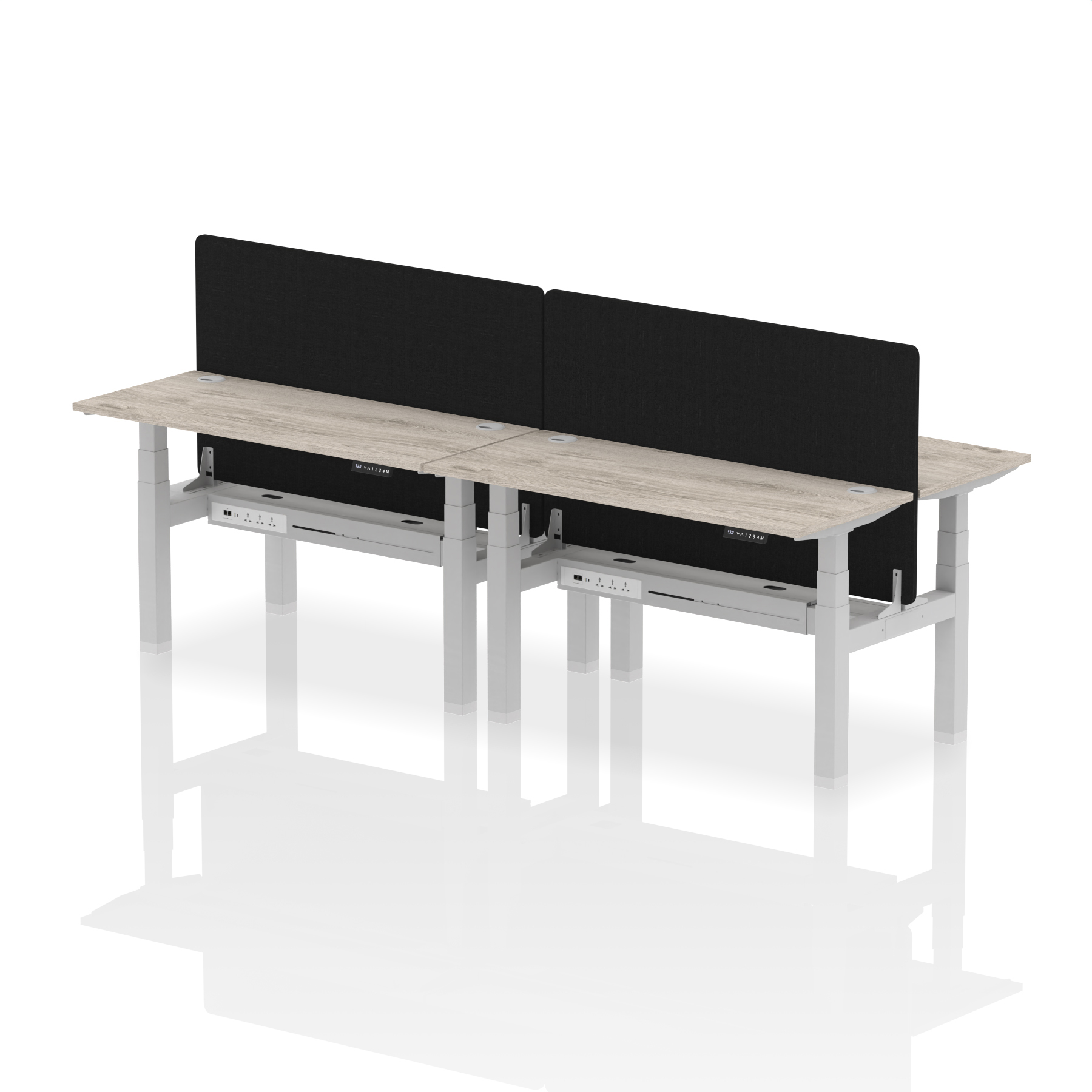 Grey Oak / Silver Frame
