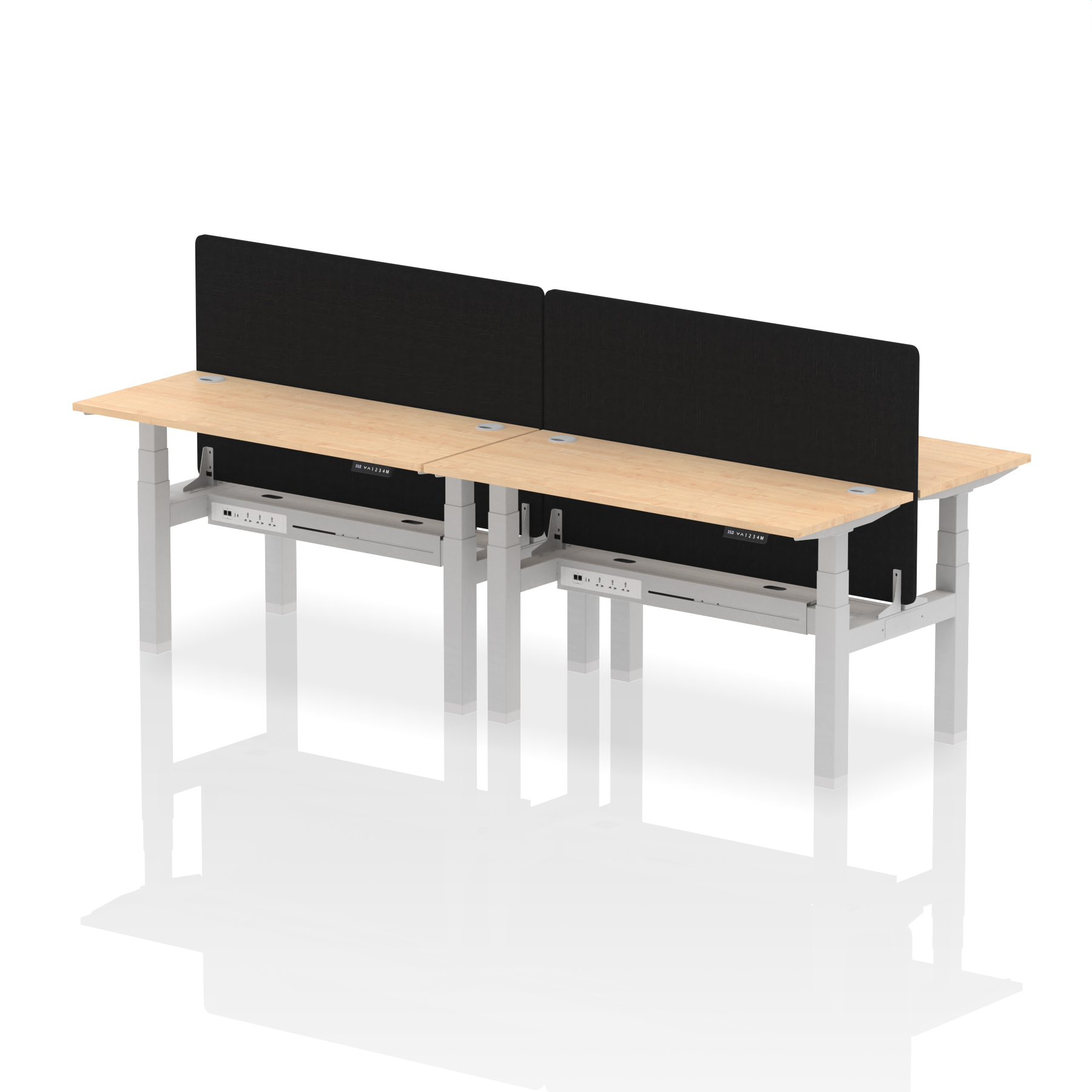 Maple / Silver Frame