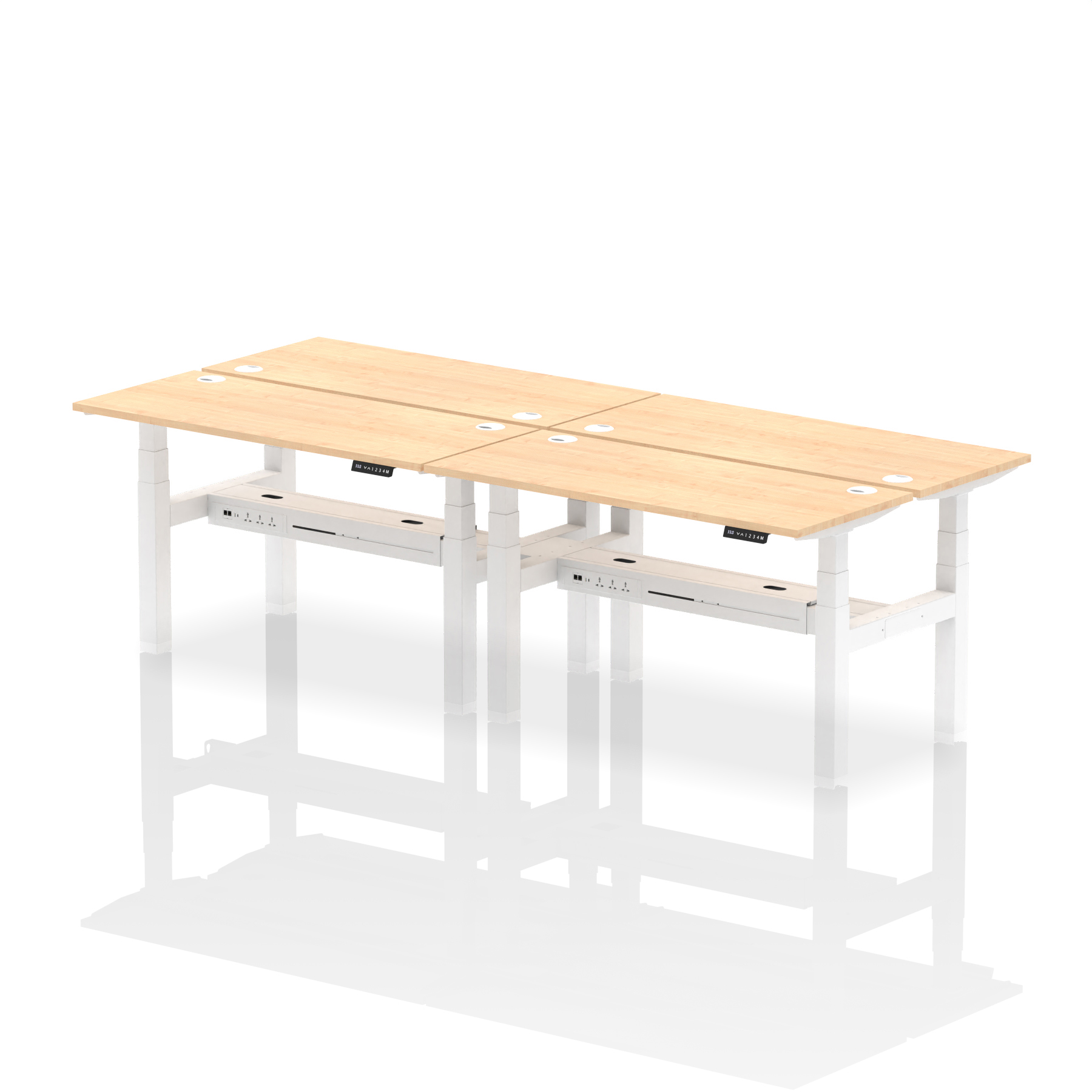 Maple / White Frame