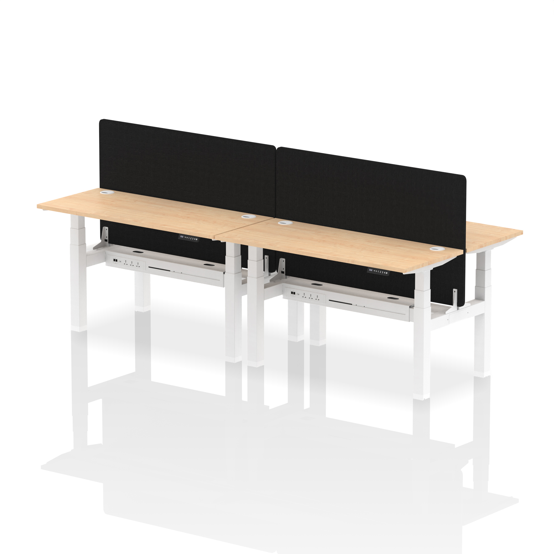 Maple / White Frame