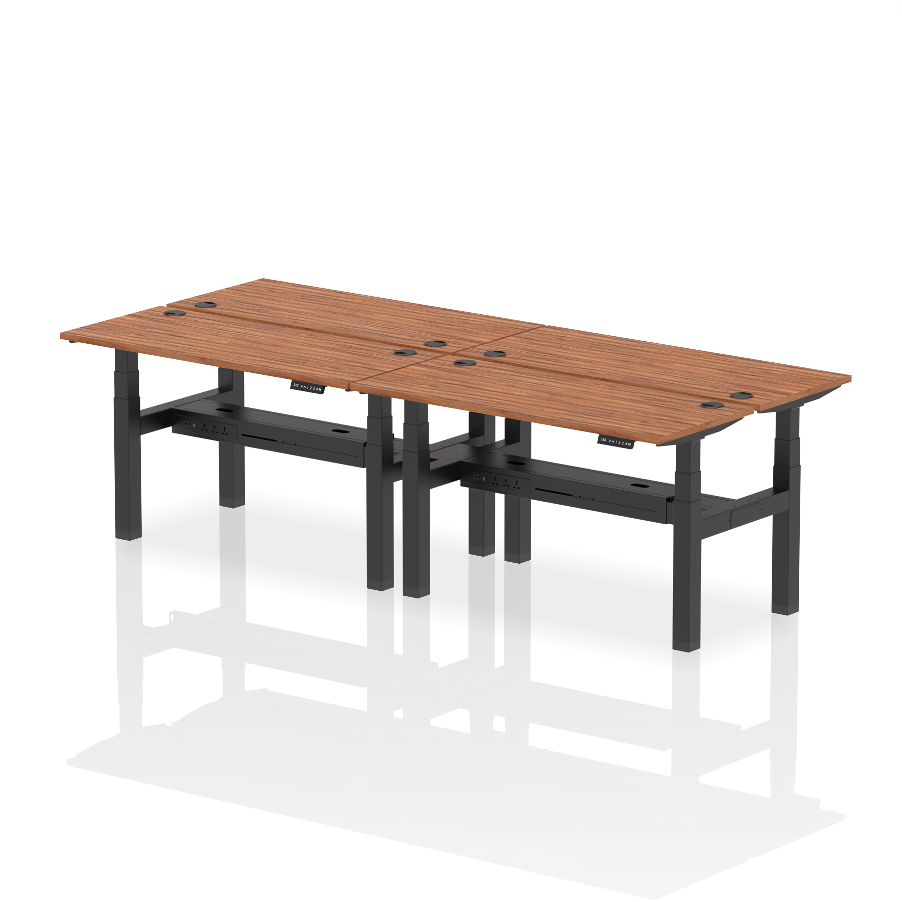 Walnut / Black Frame