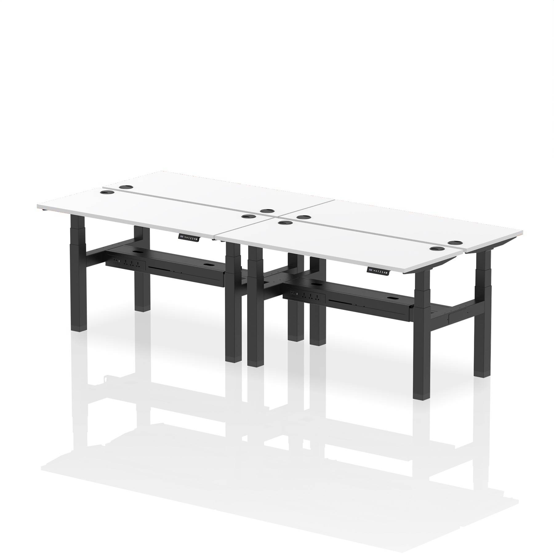 White / Black Frame