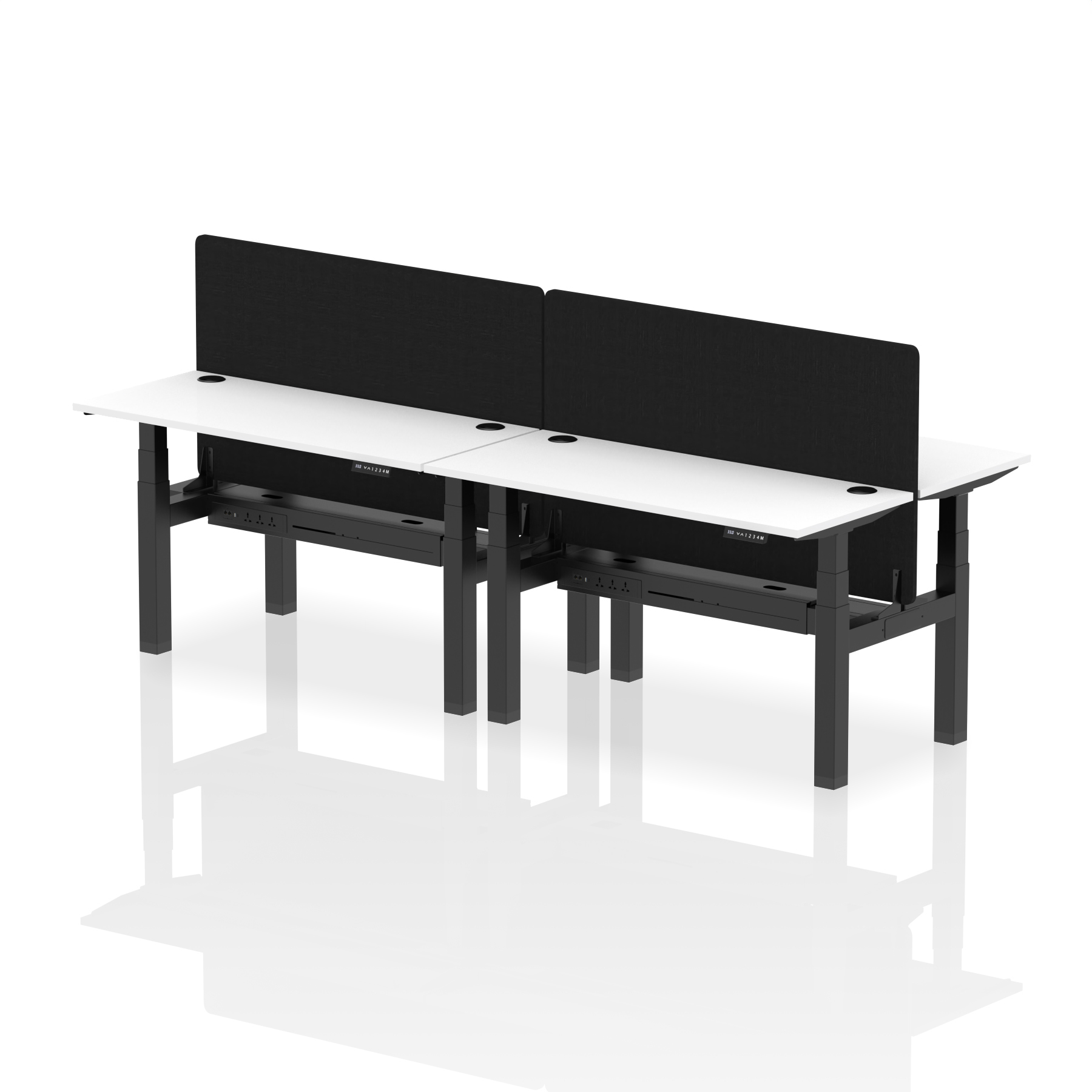 White / Black Frame