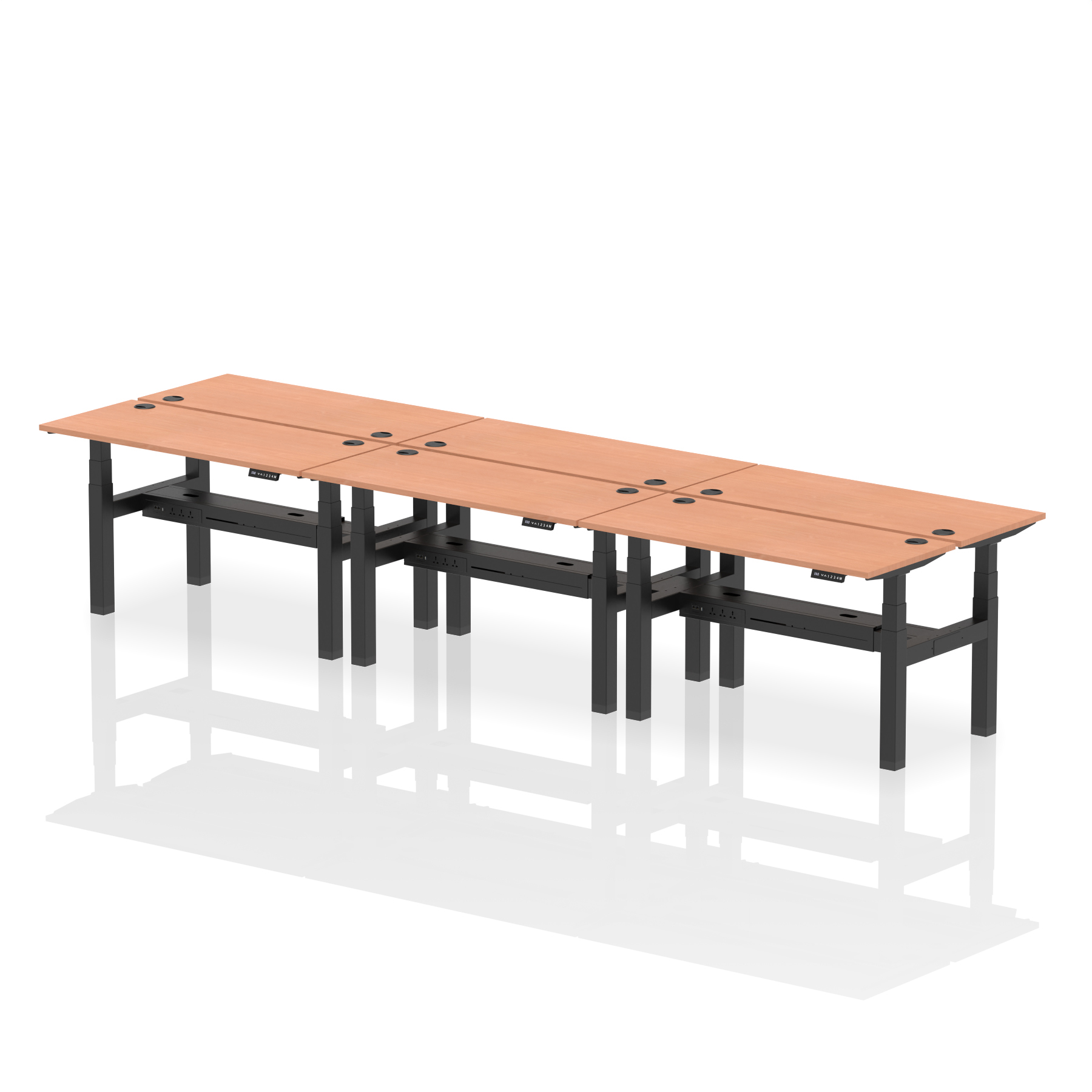 Beech / Black Frame
