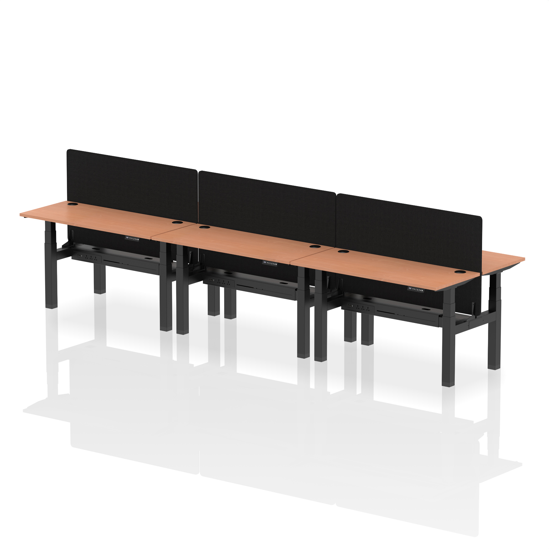 Beech / Black Frame