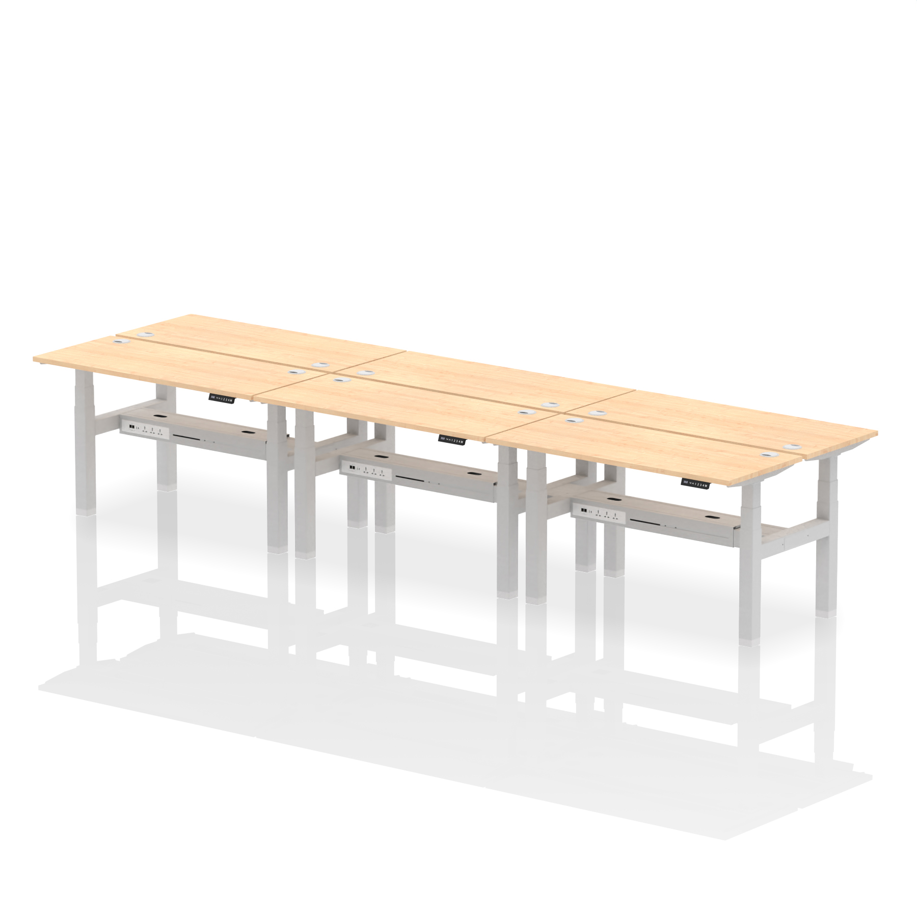 Maple / Silver Frame