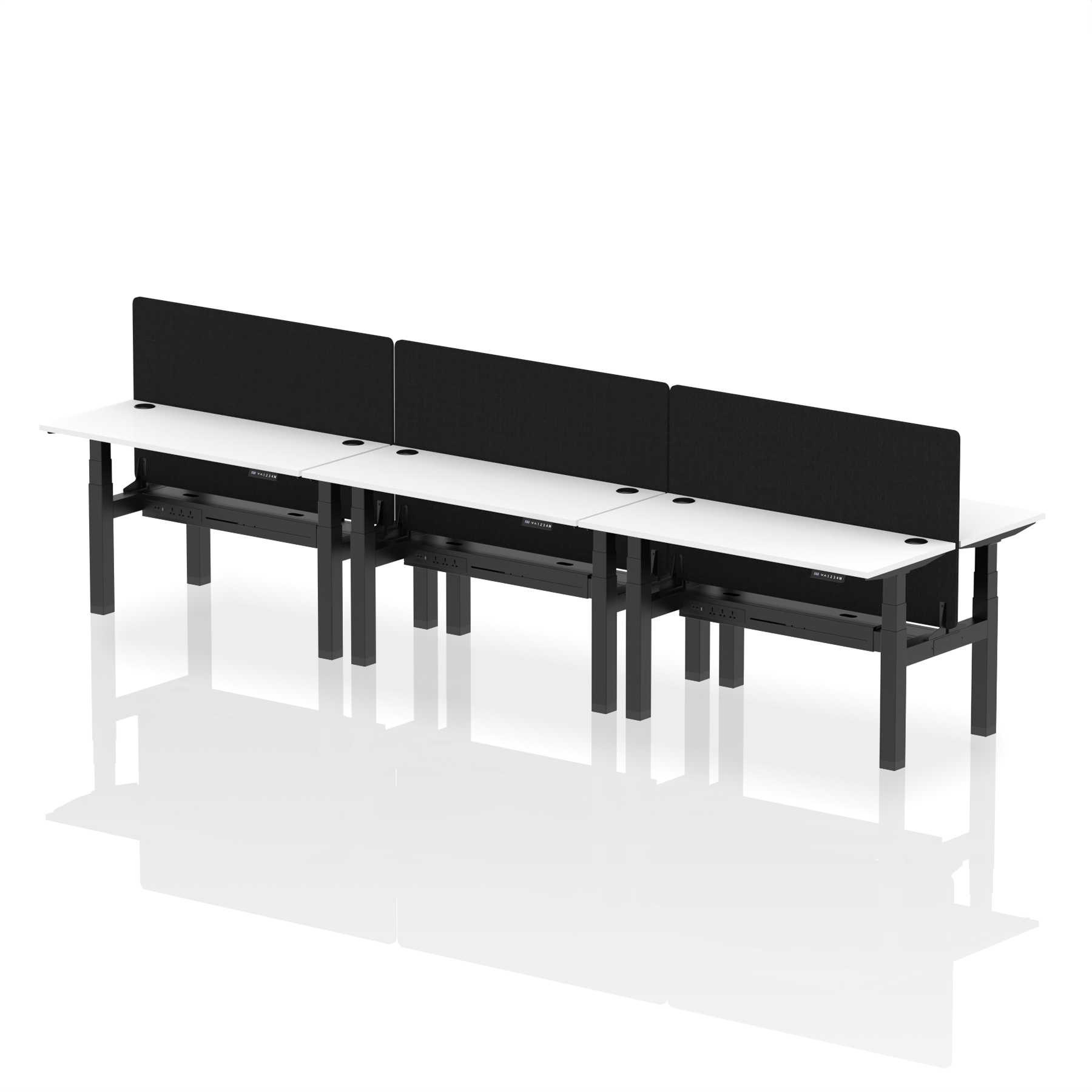 White / Black Frame