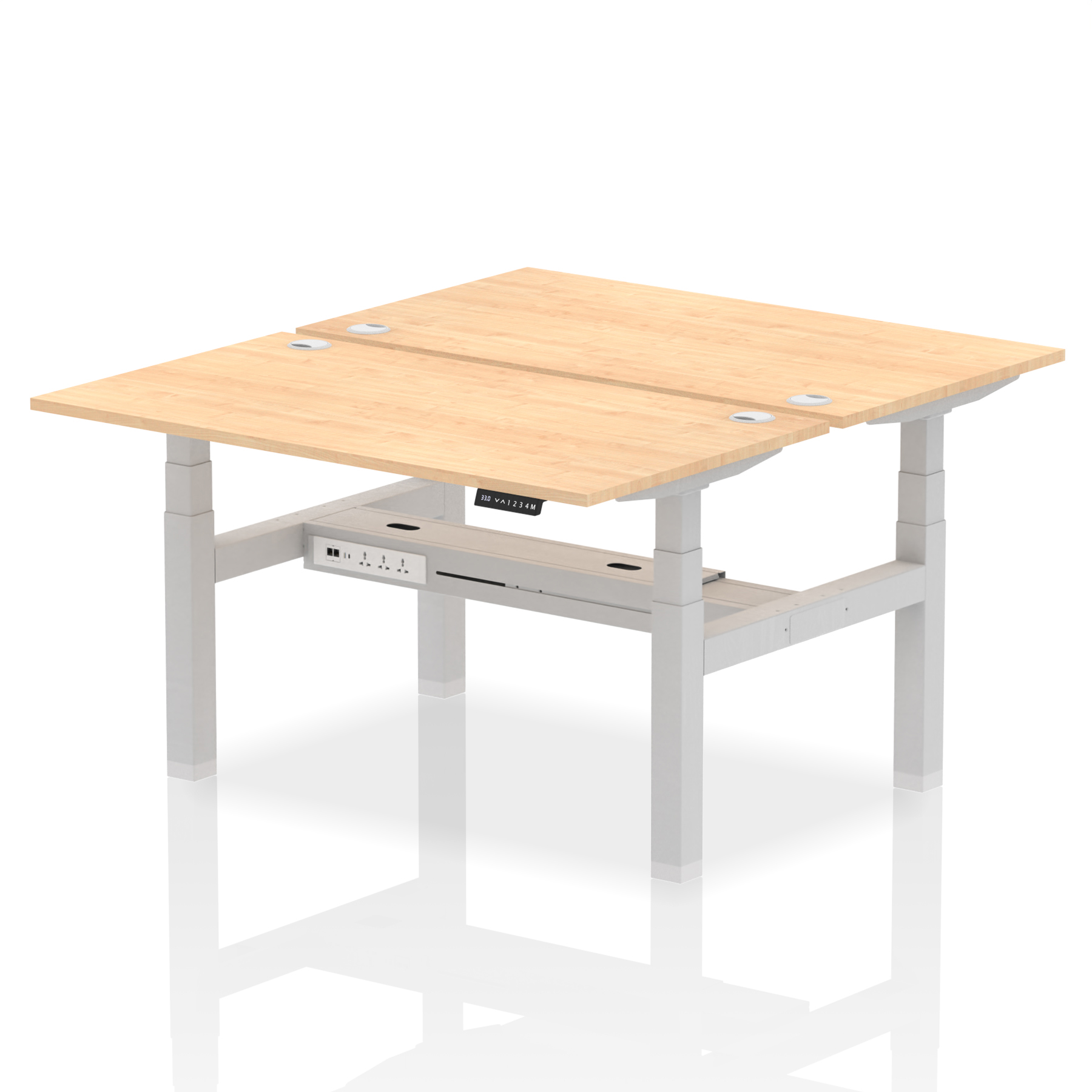 Maple / Silver Frame